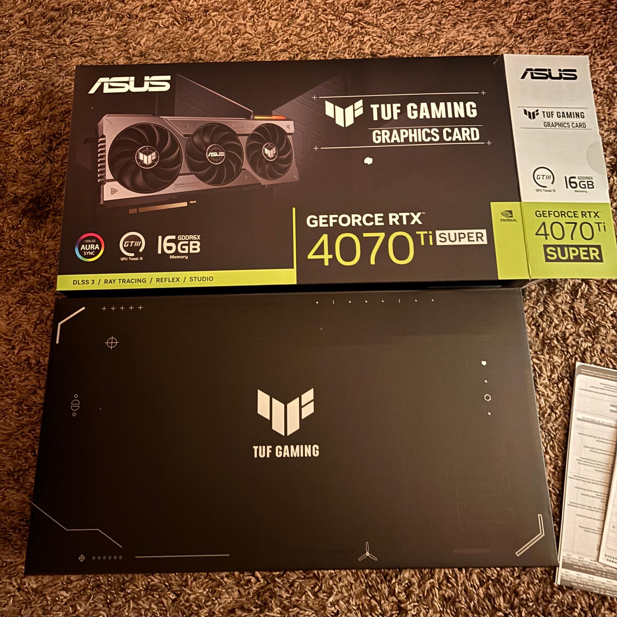 ASUS TUF GAMING GeForce RTX 4070 Ti SUPER