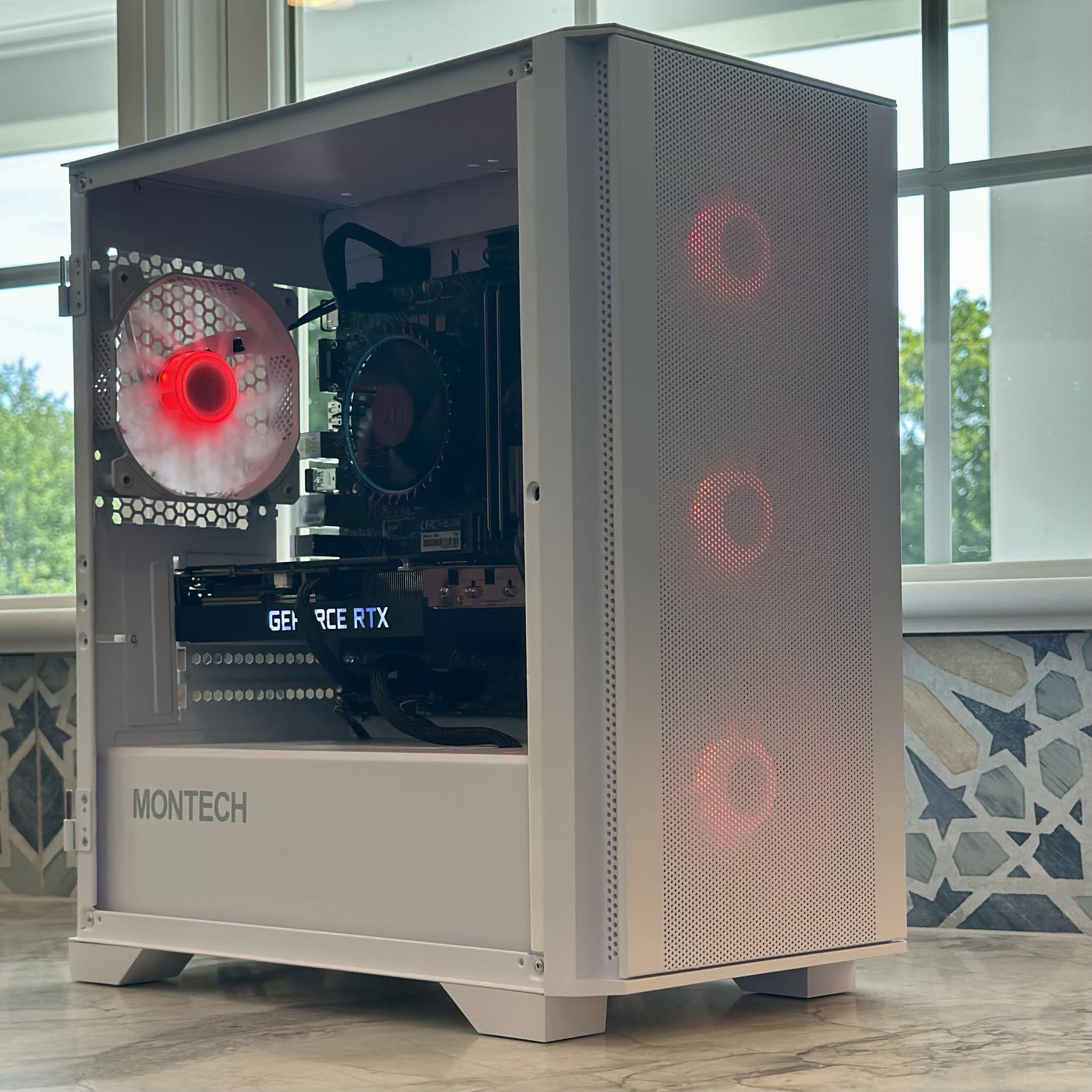 1440p Ready! GeForce RTX 3060 Ti, i5-12400F, White ARGB Custom Gaming PC