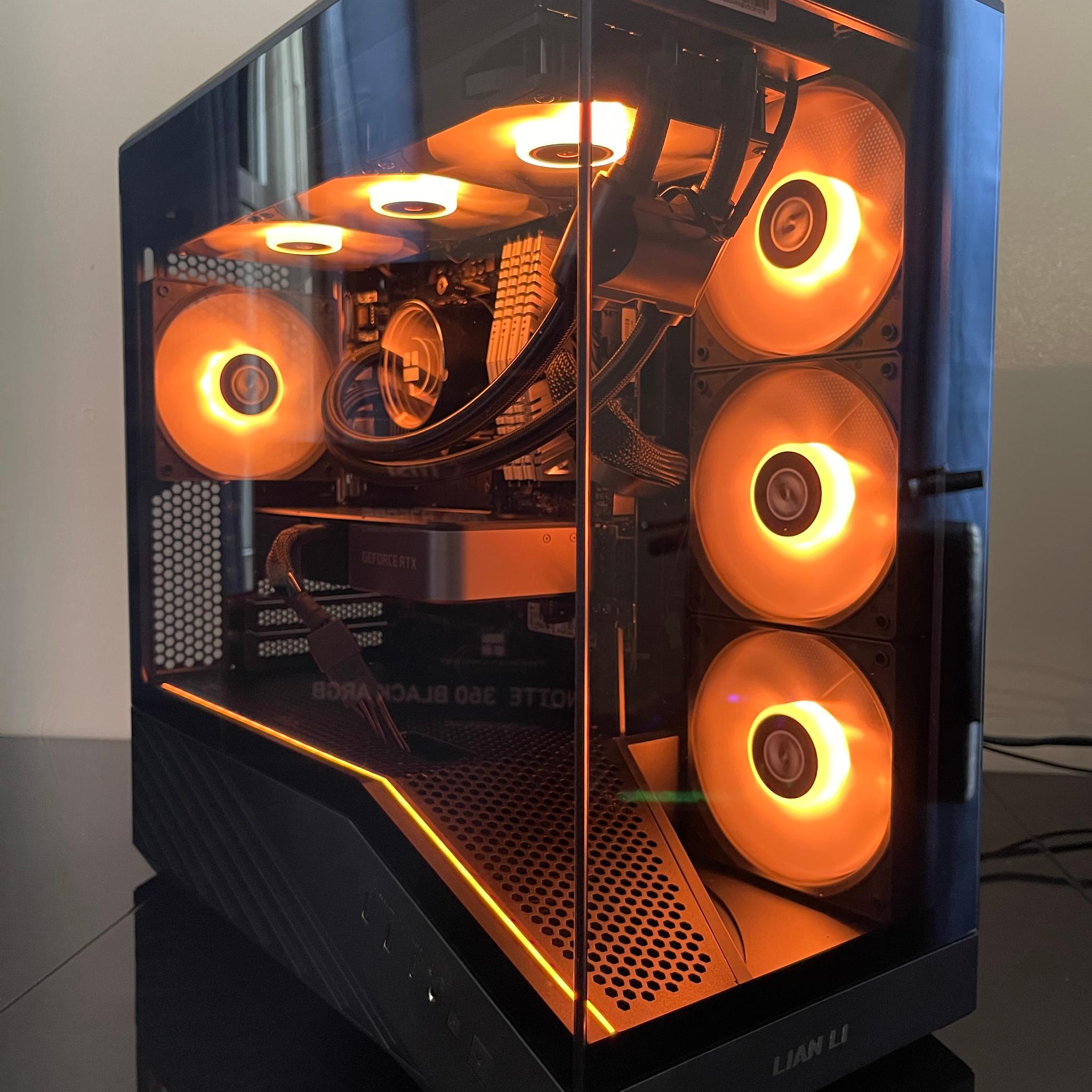 🔥1440p Beast / RTX 3070 FE/ R5 5600G/ 32GB RAM/ 1TB Storage/ liquid cooled🔥
