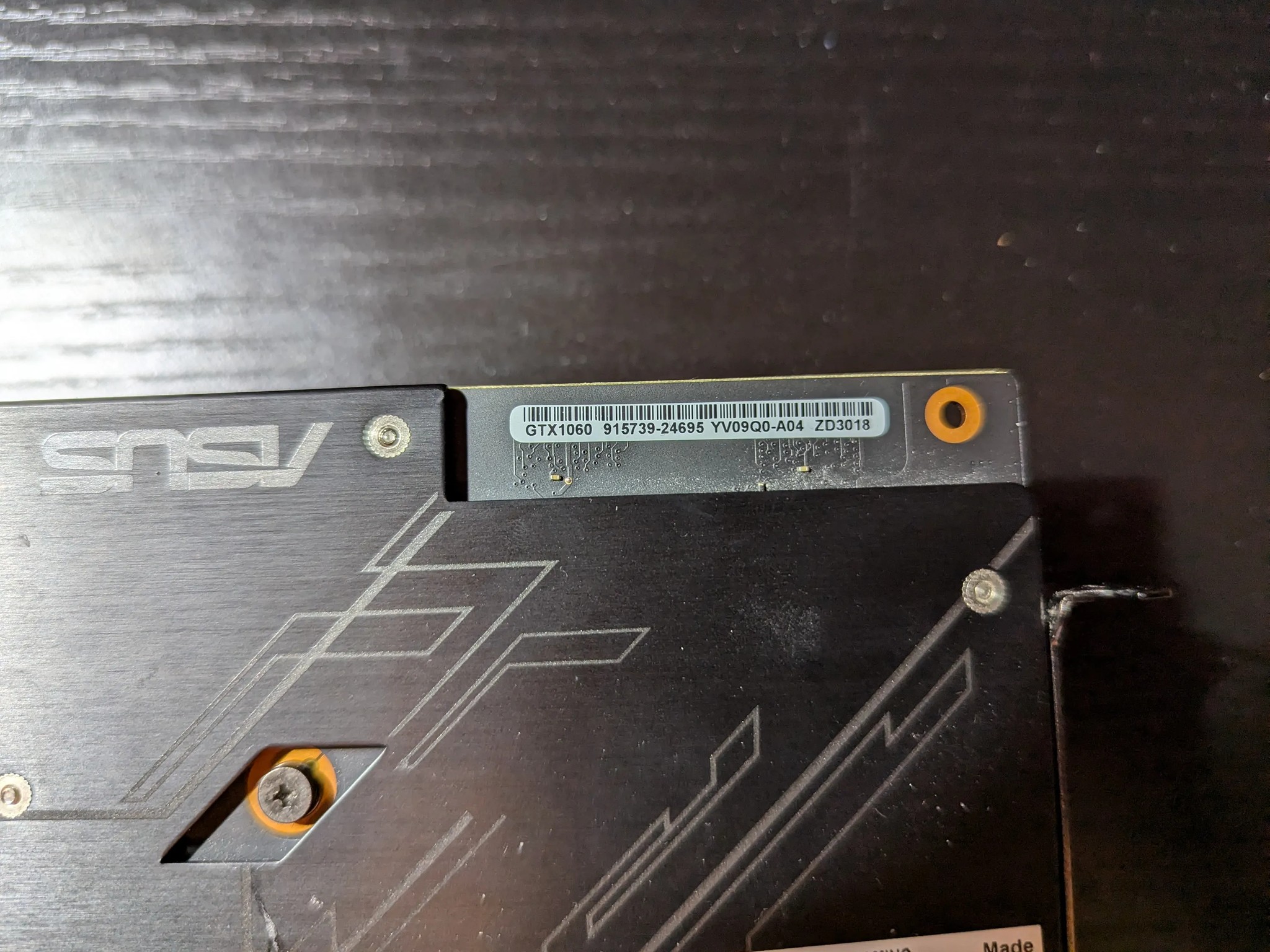 USED Asus Strix Gaming GTX 1060 6GB
