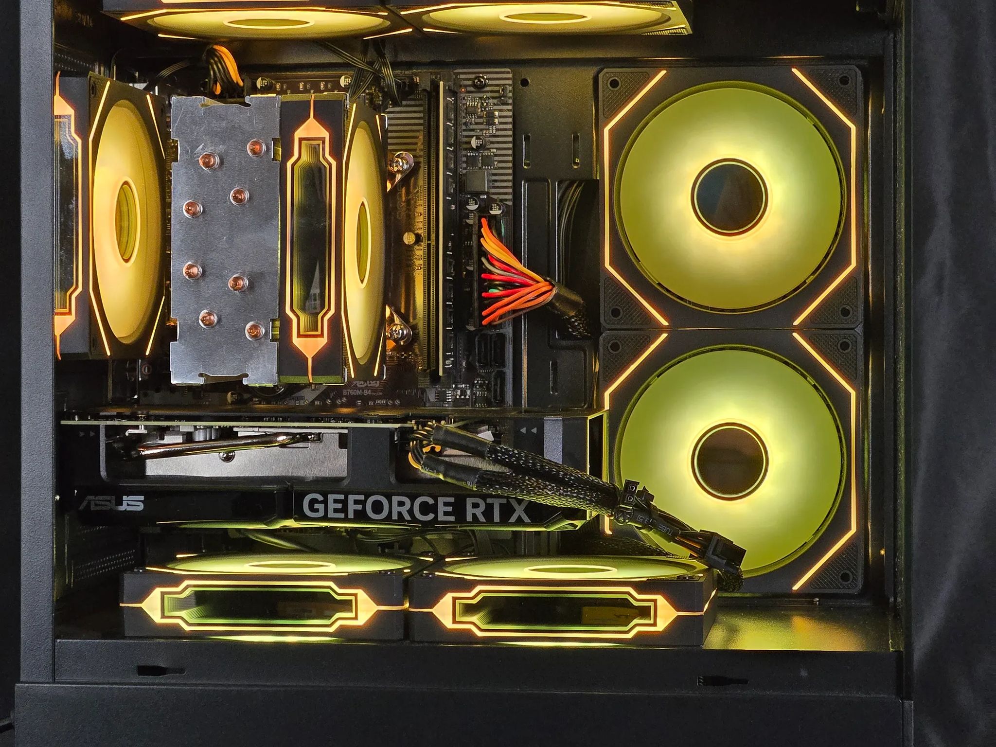 🔶Gold Sparrow🔶Gaming PC with i5 12400/ RTX 4060 Ti/16gb RAM/ 1TB SSD/8RGB Fans/ Windows 11 Pro