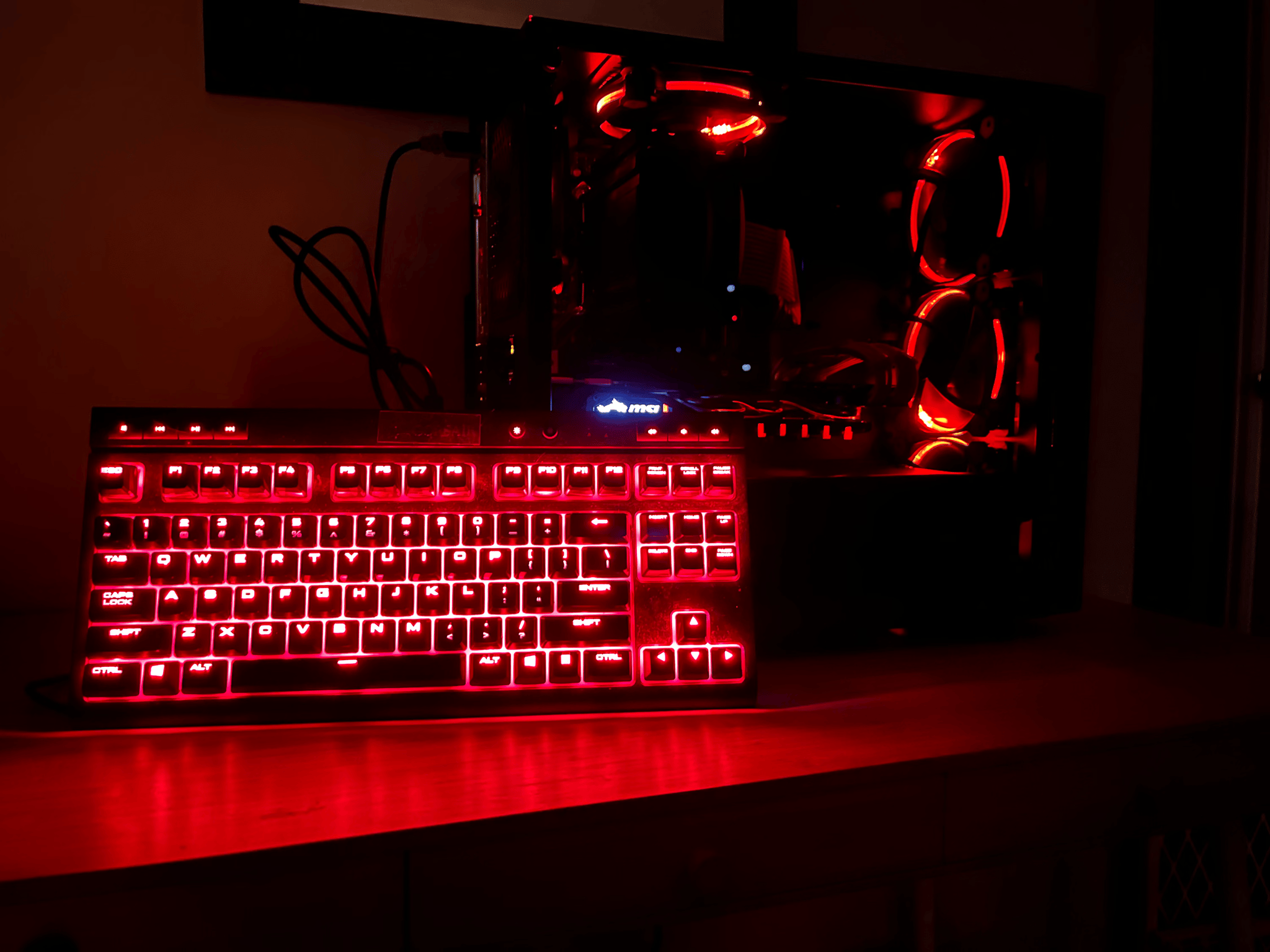 Budget Banger V2 Red on Black