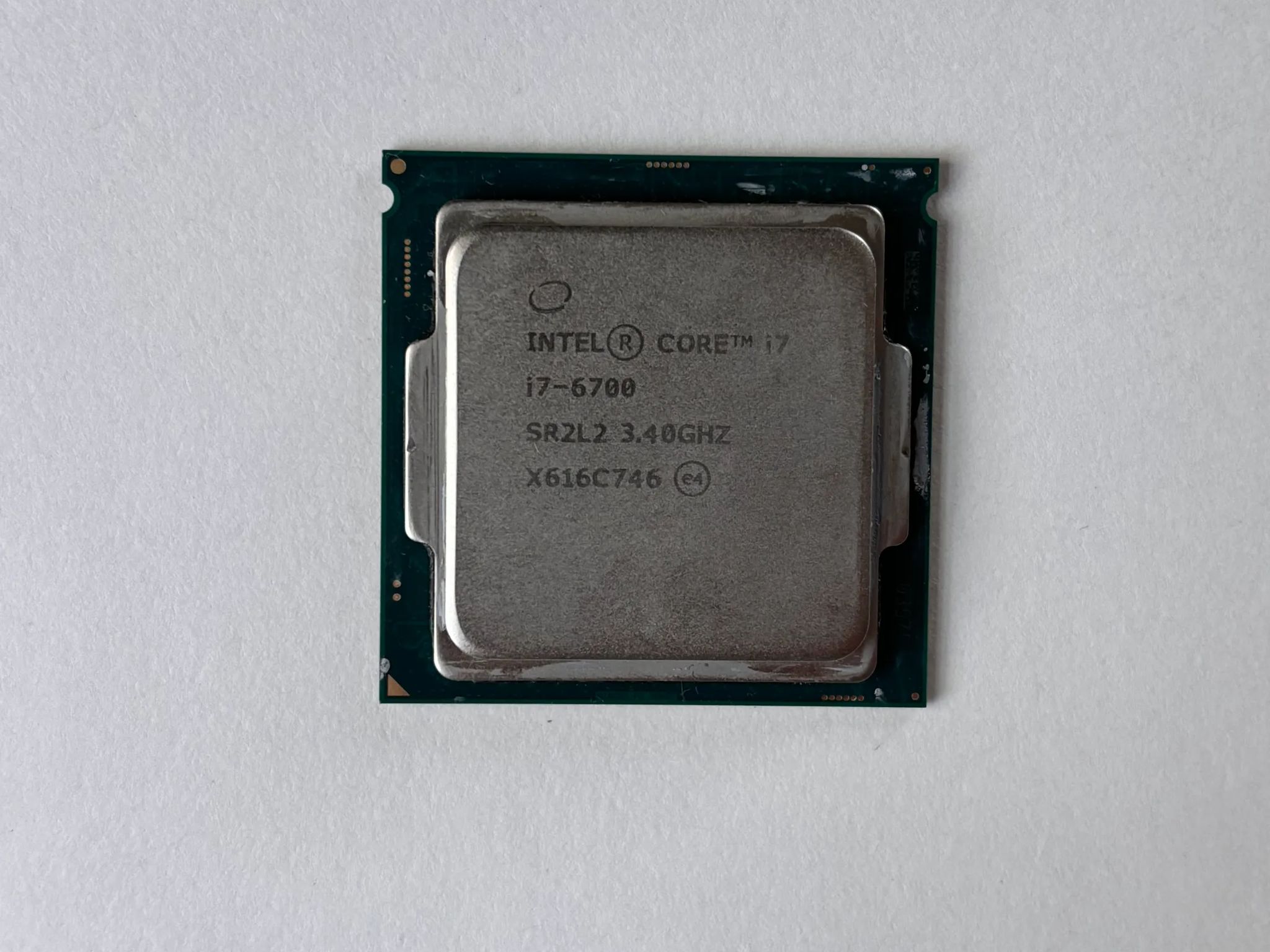 Intel I7-6700 4 cores
