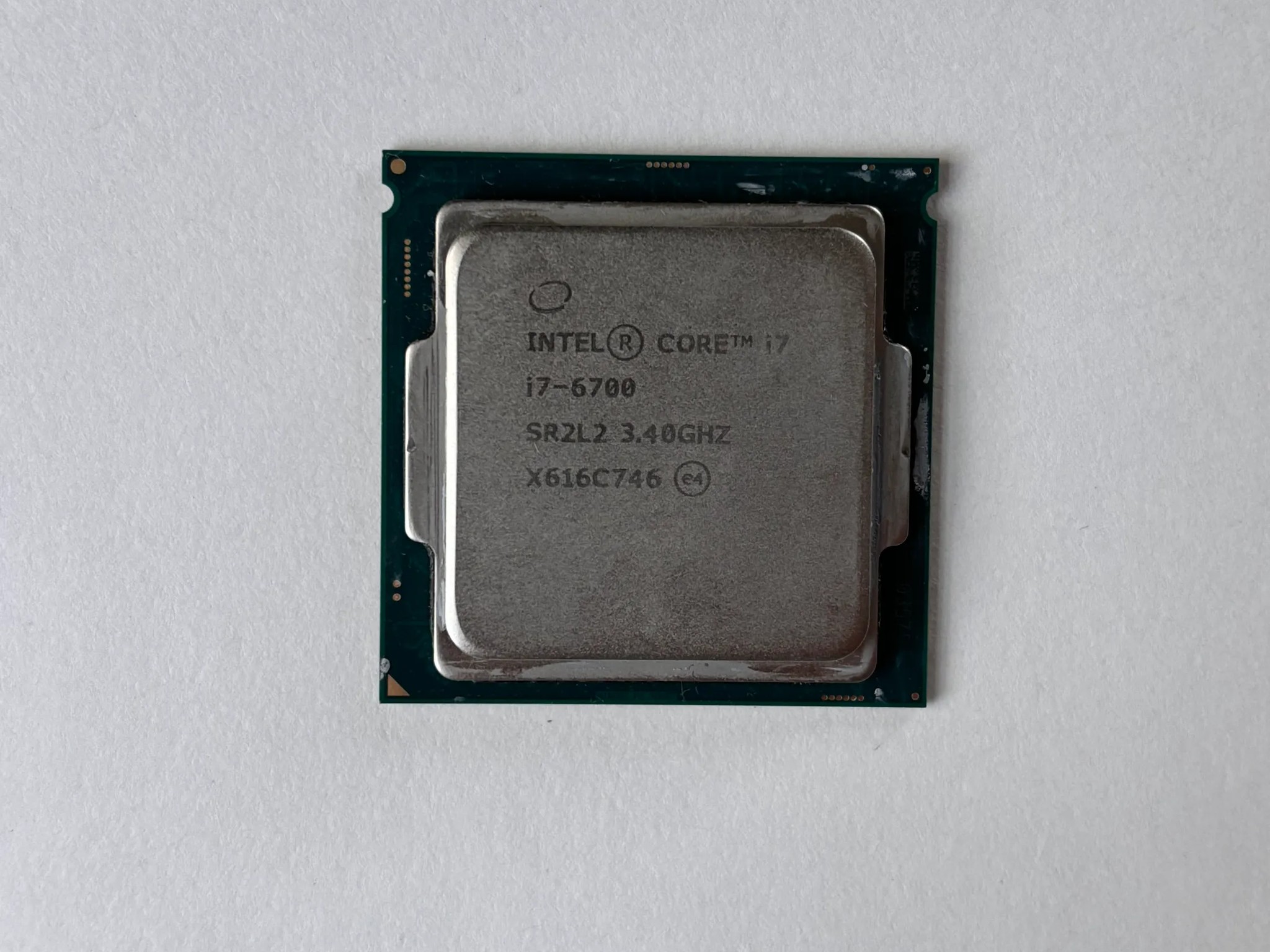 Intel I7-6700 4 cores