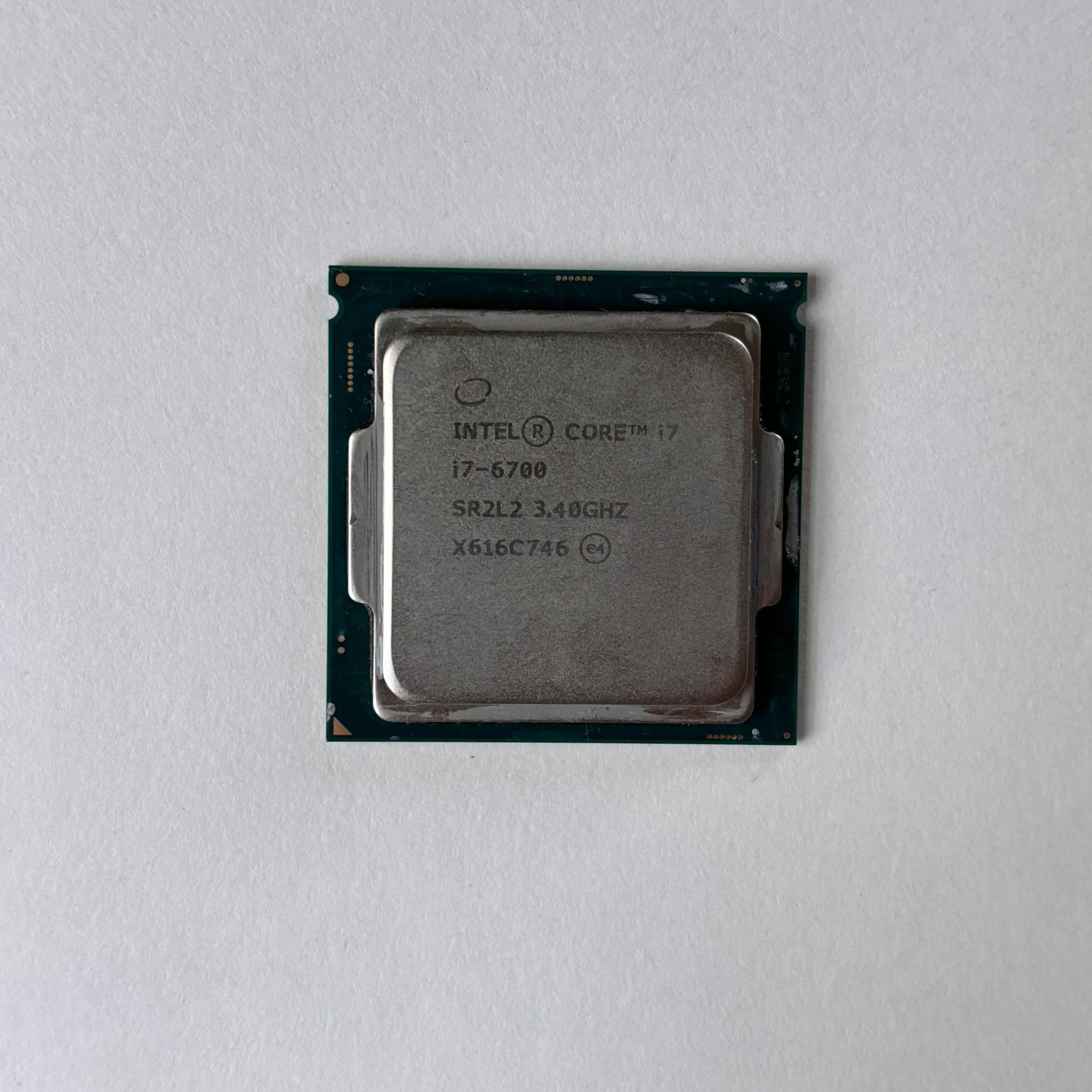 Intel I7-6700 4 cores