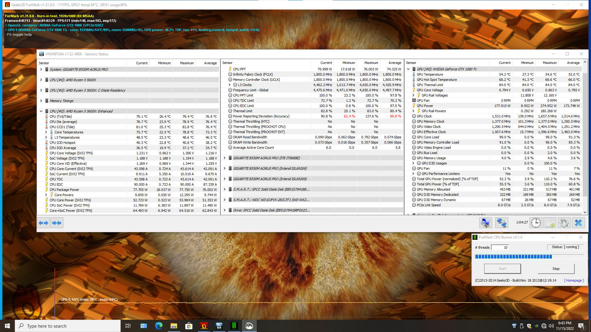 Custom EKWB Water Cooled PC - Ryzen 5 5600X & 1080 Ti