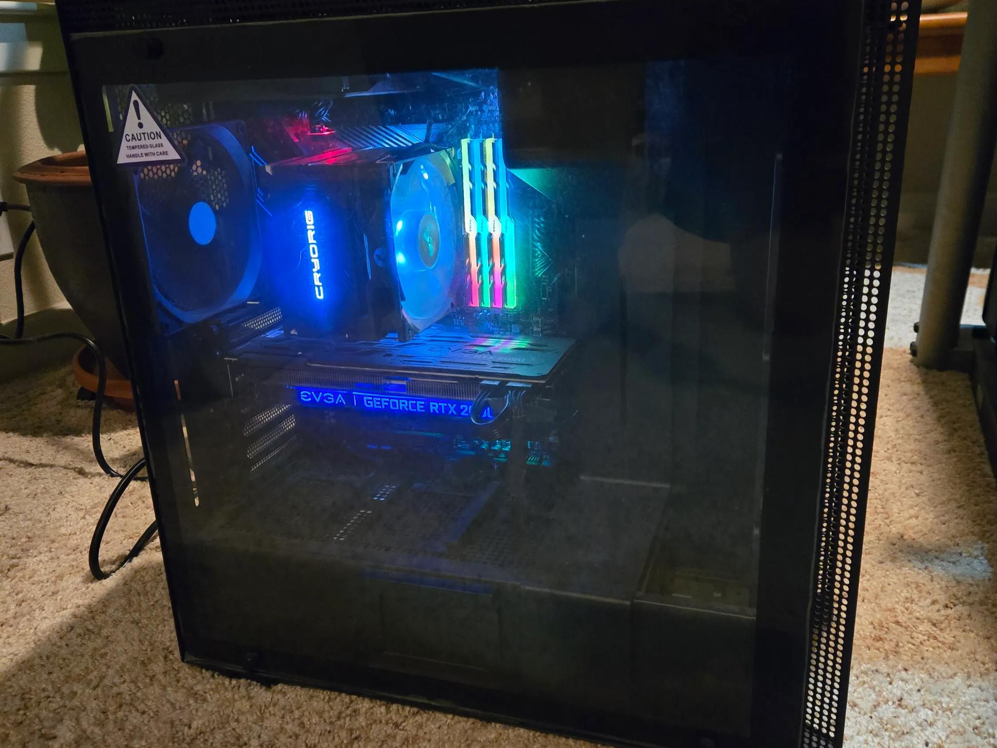 NZXT Intel Core i9-9900K 8-Core 3.6 GHz EVGA GeForce TRX 2080 Black Edition RGB 16GB