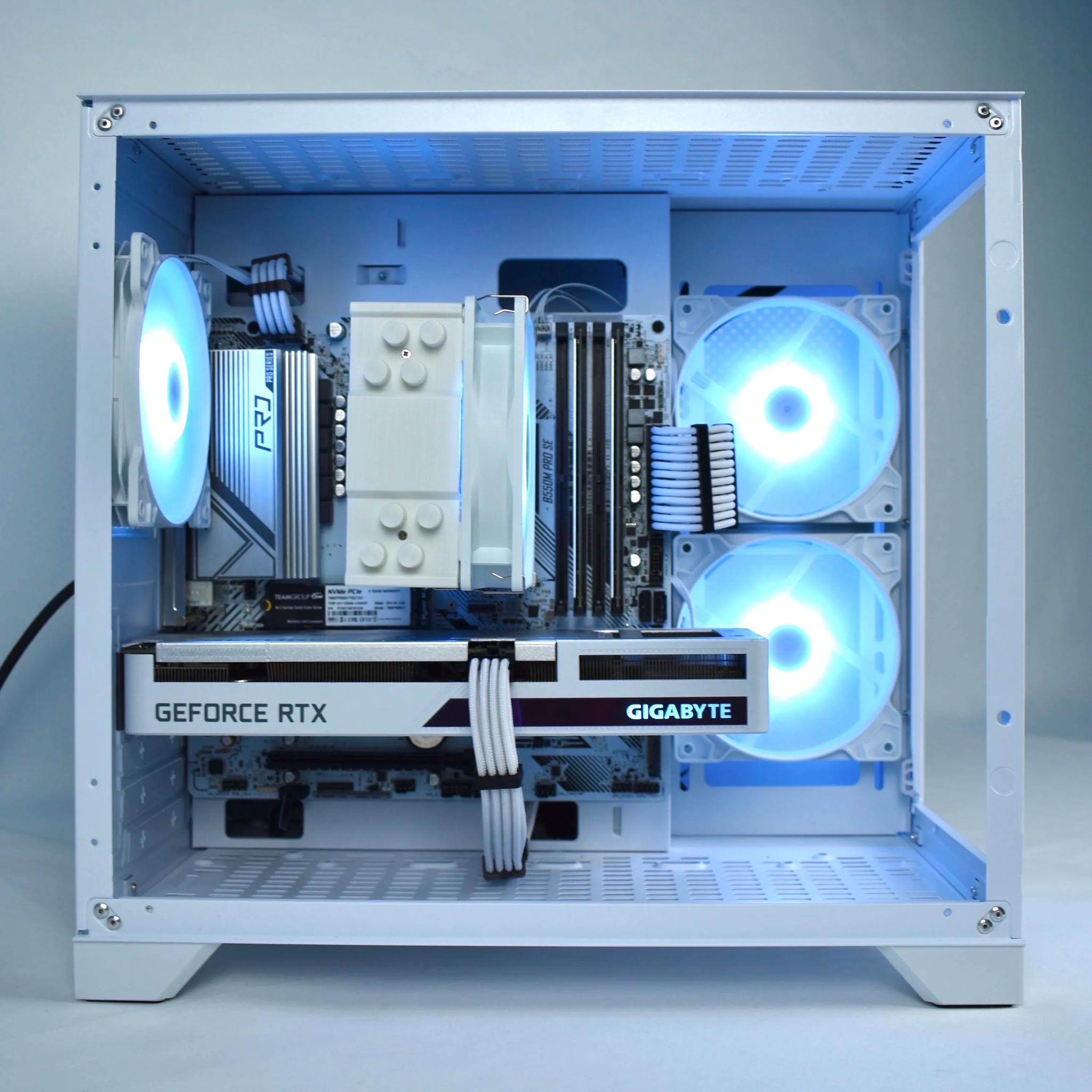 🧊ICE CUBE🧊 1080p Gaming/Streaming PC | Ryzen 5 3600, NVIDIA RTX 3060 12GB, 1TB SSD, 16GB DDR4 |