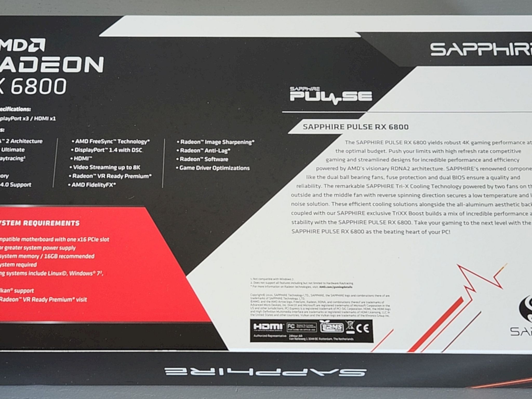 Sapphire Pulse Radeon RX 6800 16GB