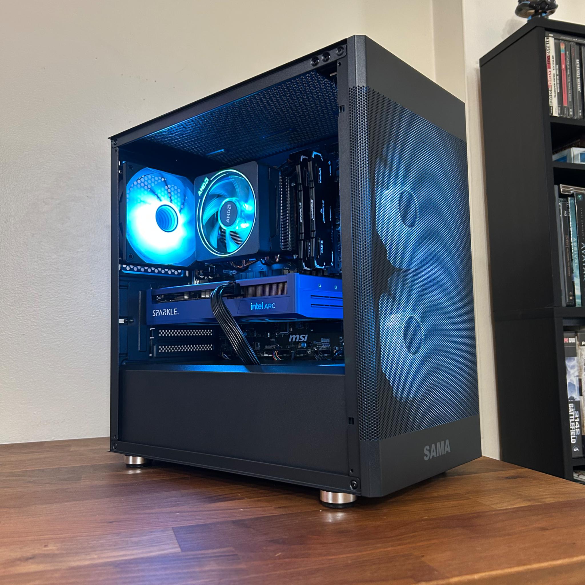 ARC B570 10GB  | Ryzen 5 5500 | 32GB DDR4 | 1TB SSD | The ARC Sentry