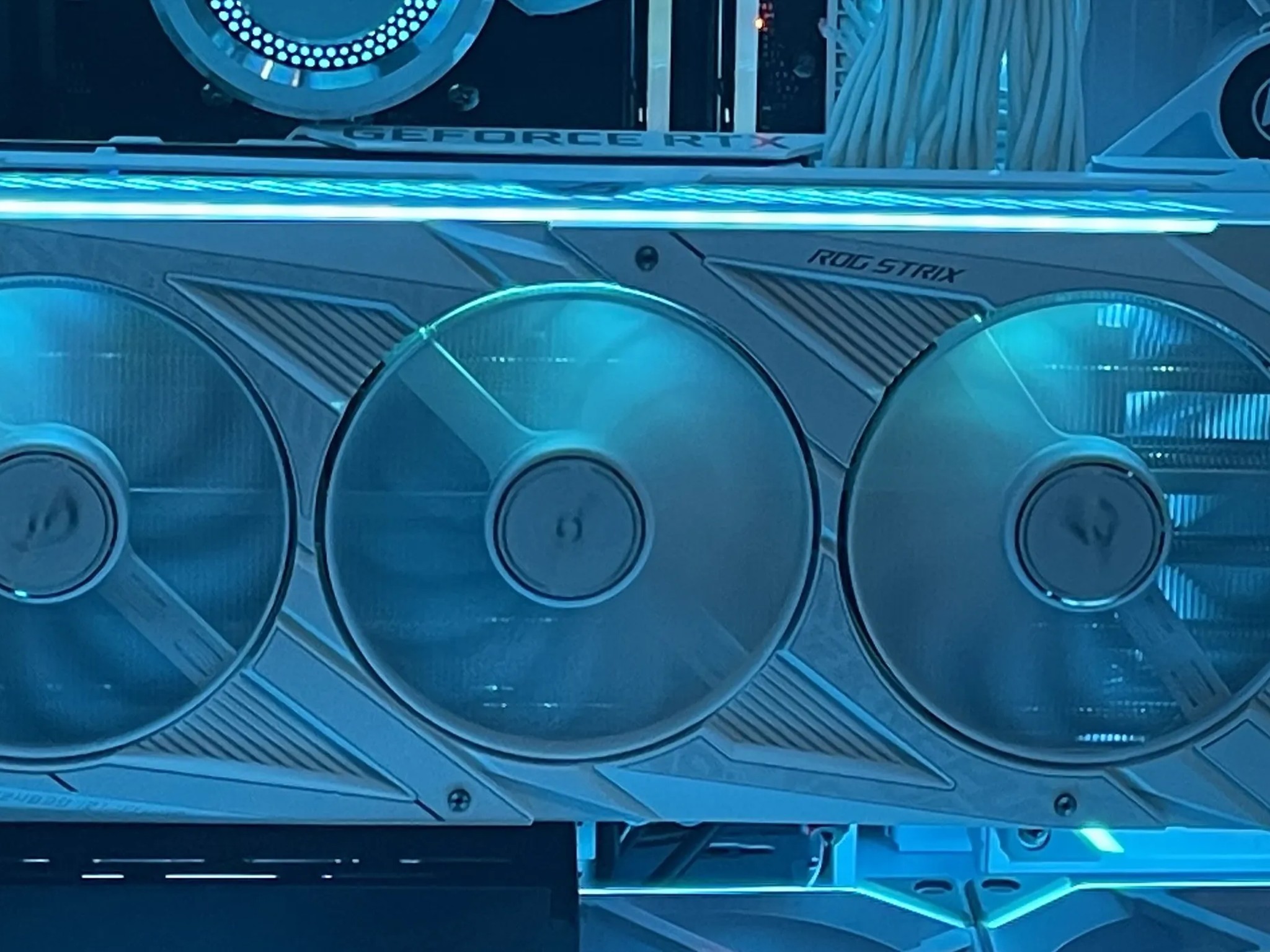 White ASUS ROG Strix 3080 10GB