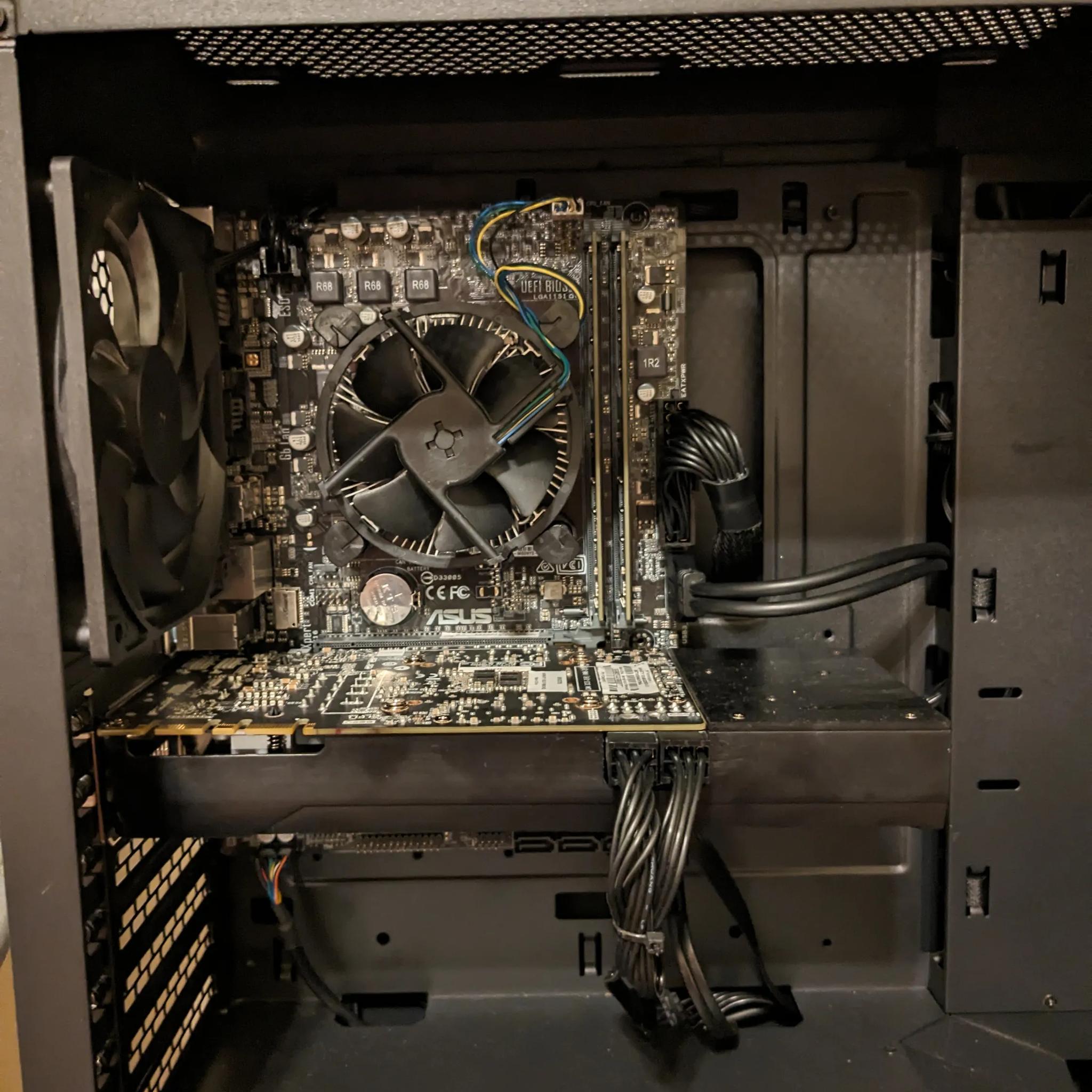 FREE SHIP|| "Heart of Darkness"||i5-7500,16GB RAM,GTX 970 4GB, 480GB SSD, Win11, RGB, New PSU