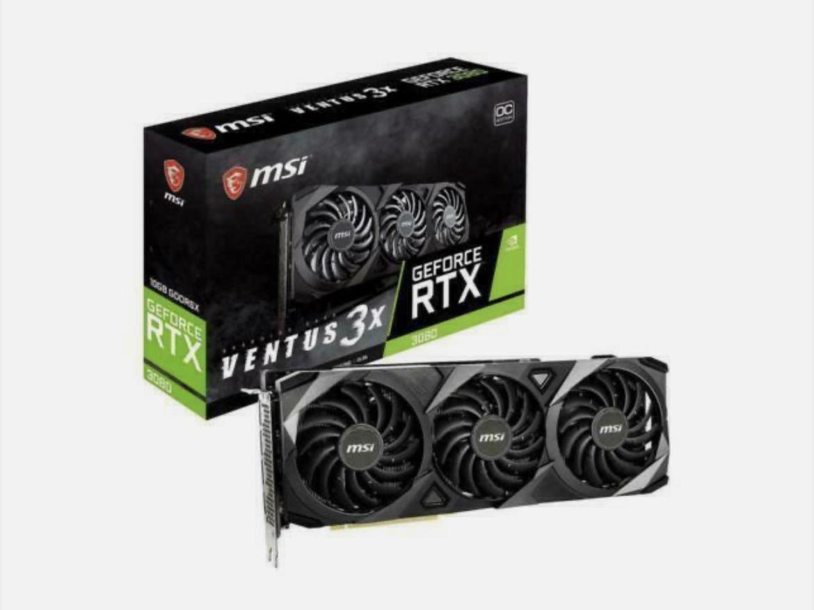 MSI Ventus 3x Plus GeForce RTX 3080 OC 10GB GDDR6X