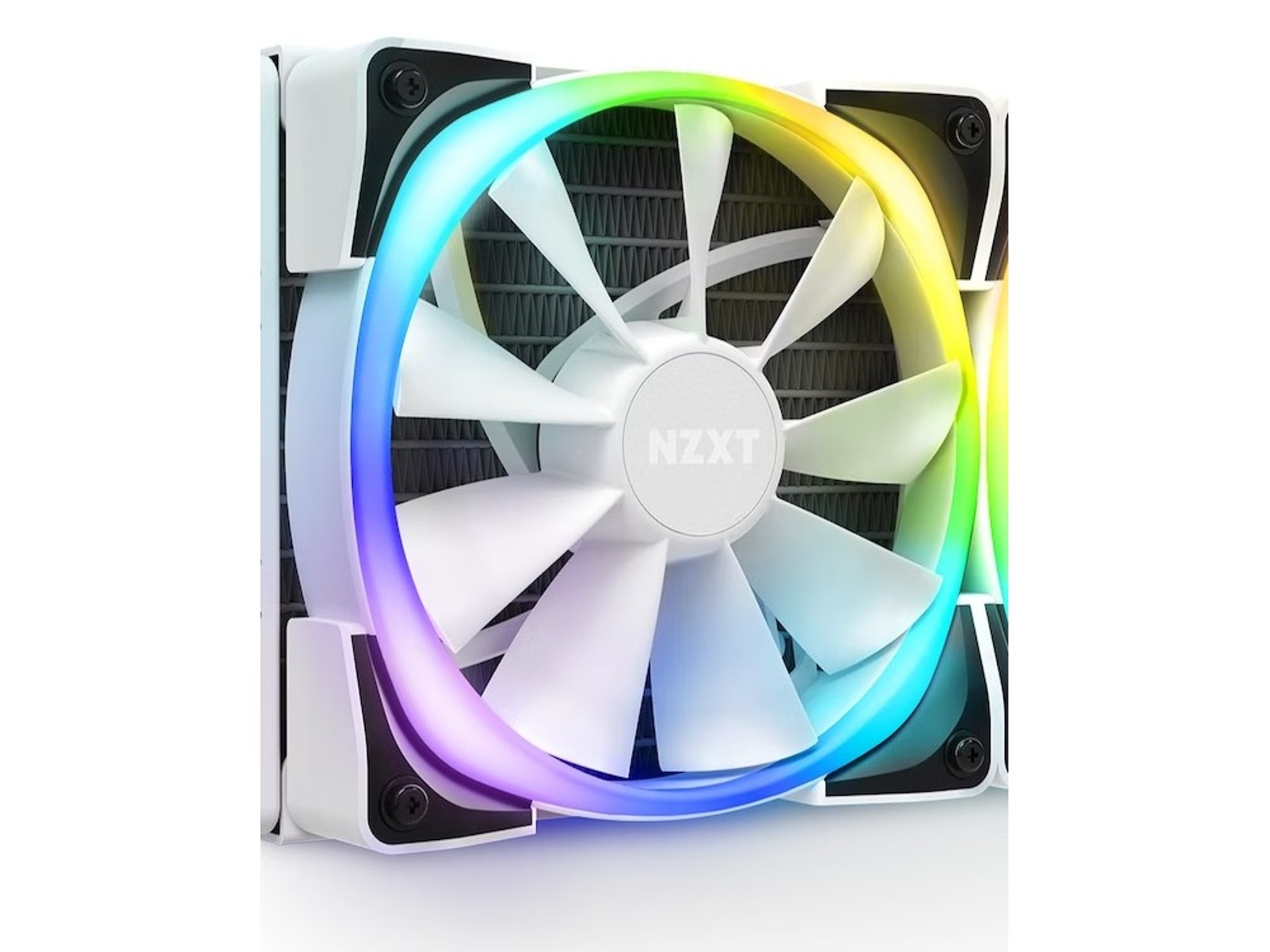 New NZXT AER RGB 2 120mm White ARGB Fan | Fluid Dynamic Bearing | PWM | From Kraken Z53