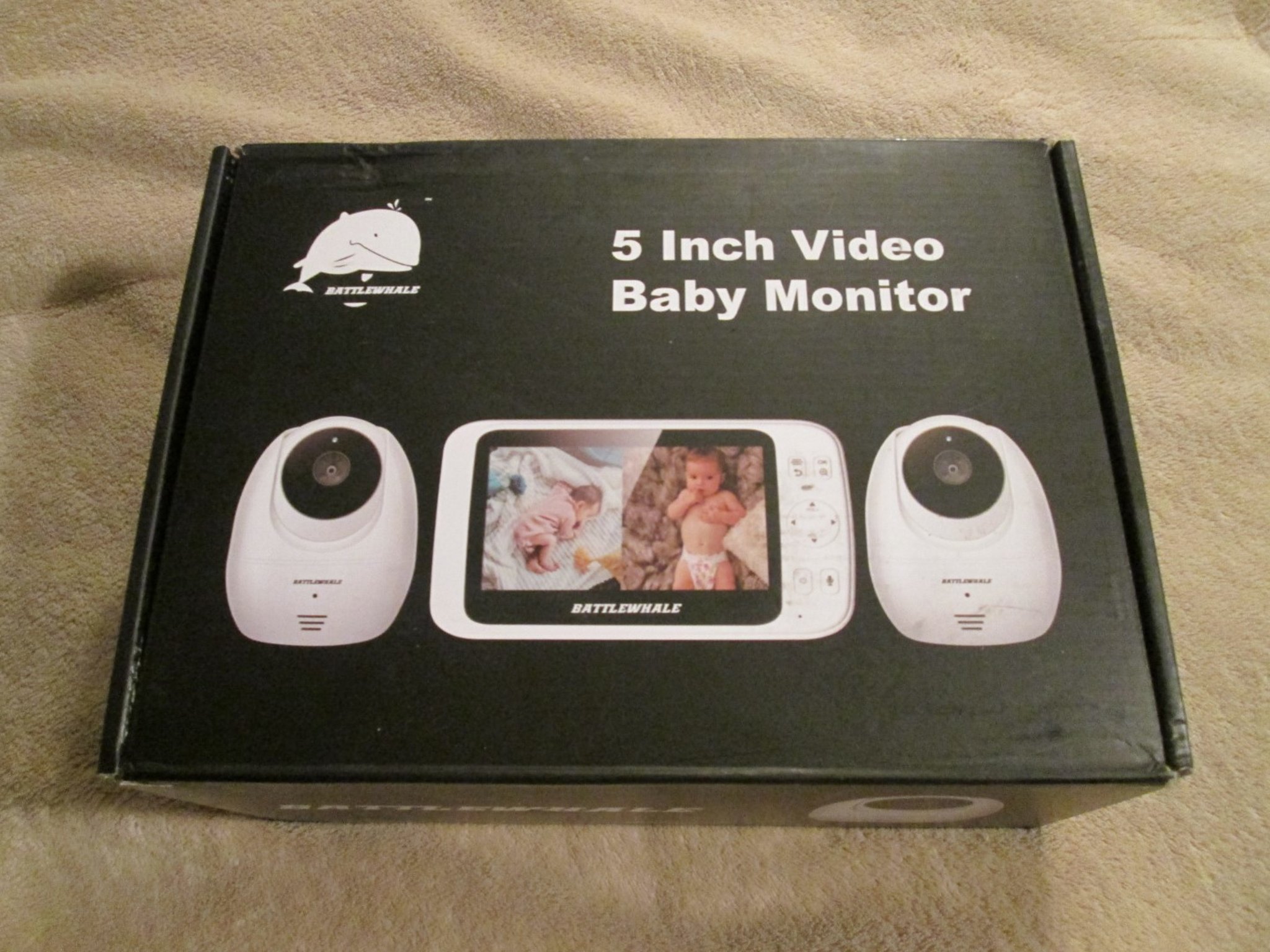 Baby Monitor with 2 Cameras and 5" LCD