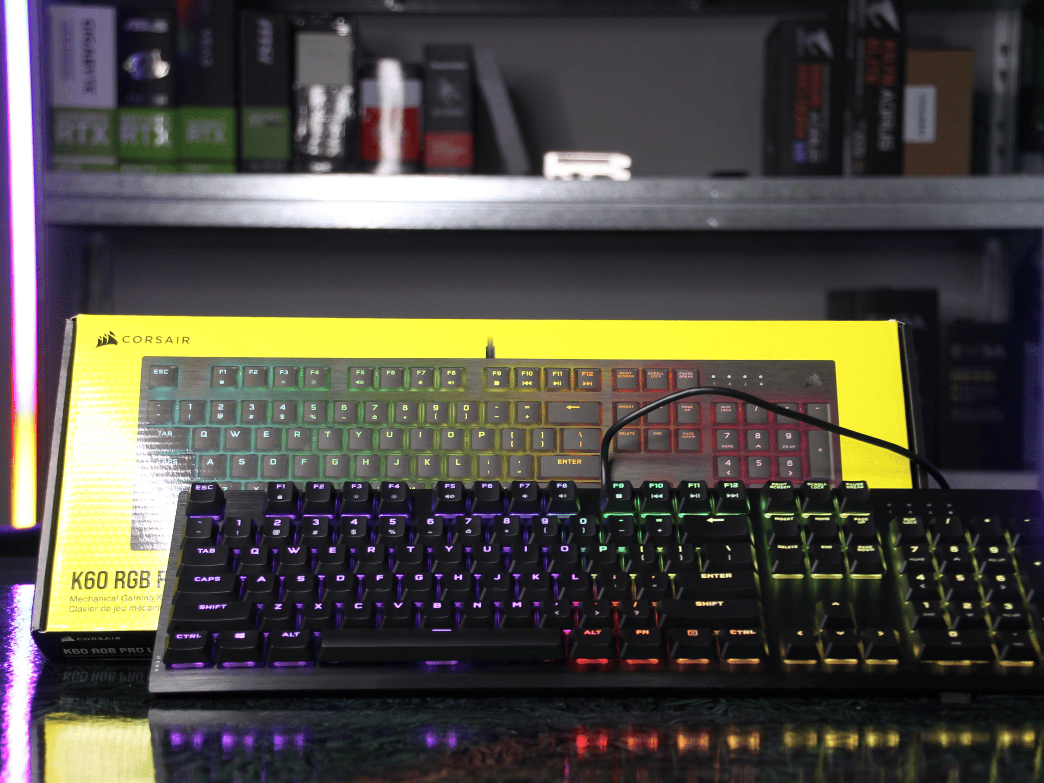 Corsair K60 RGB Pro Low Profile Mechanical Gaming Keyboard