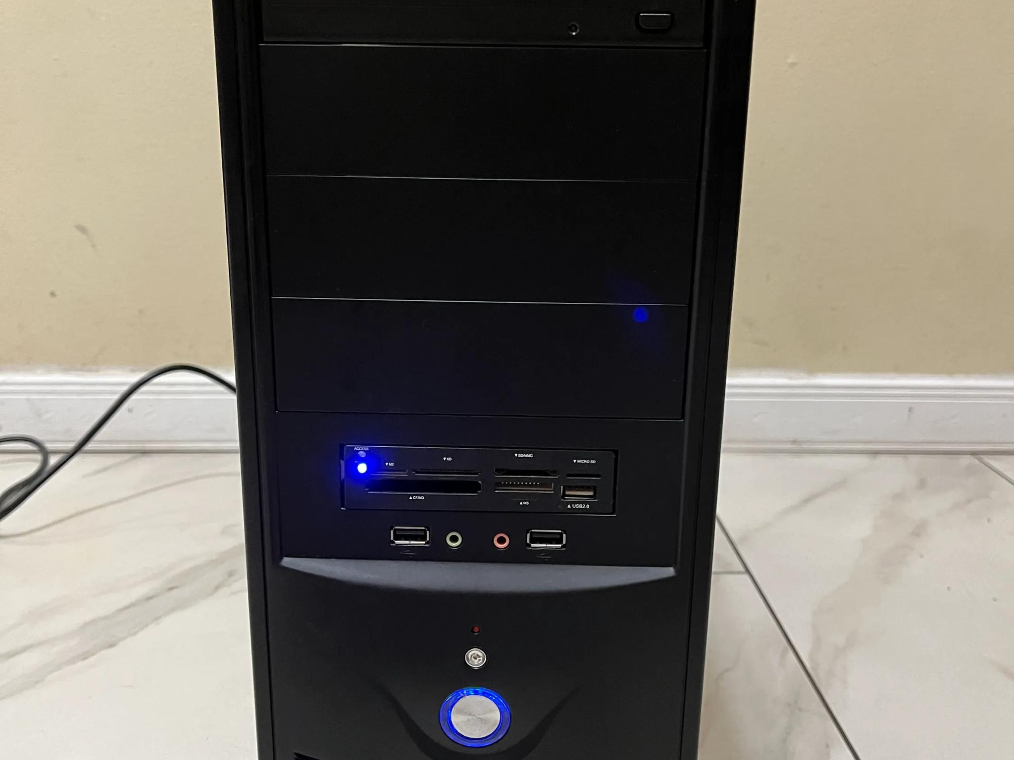 🖥️ Sleeper Gaming PC - Intel i5-11400F, AMD W5700 8GB, 16 GB RAM, 1 TB Storage, High Performance PC