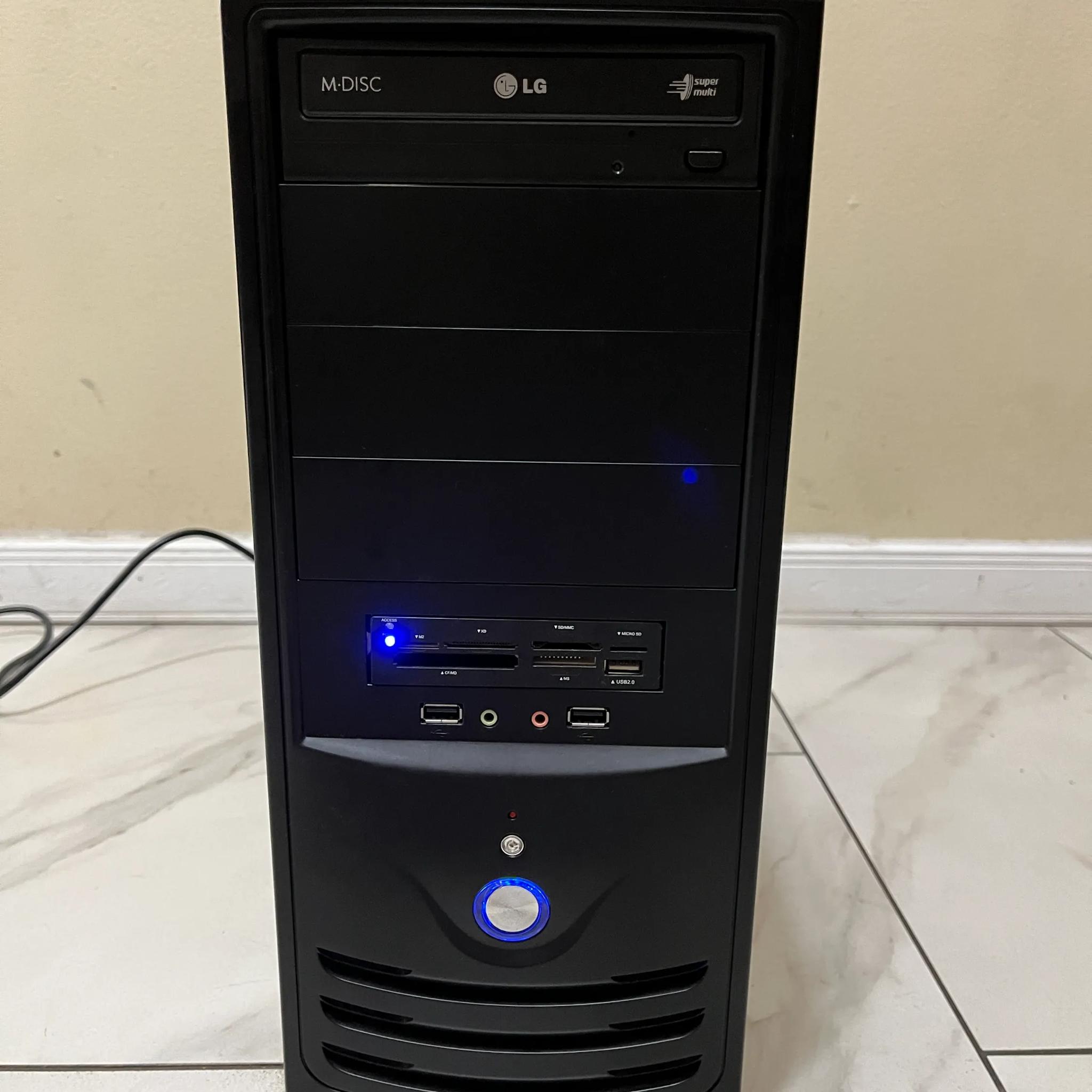 🖥️ Sleeper Gaming PC - Intel i5-11400F, AMD W5700 8GB, 16 GB RAM, 1 TB Storage, High Performance PC