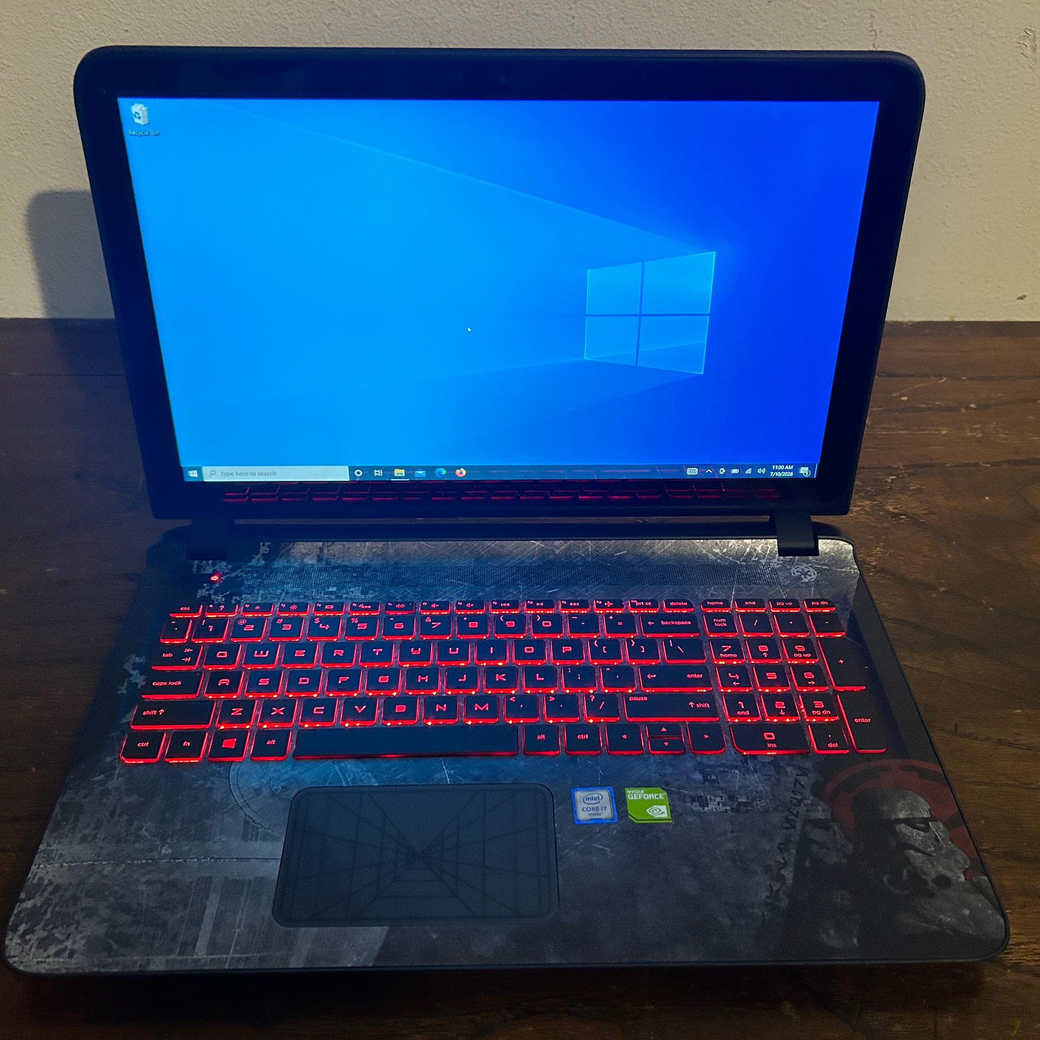 HP Star Wars Special Edition 15-AN031NG Laptop RARE Limited Edition