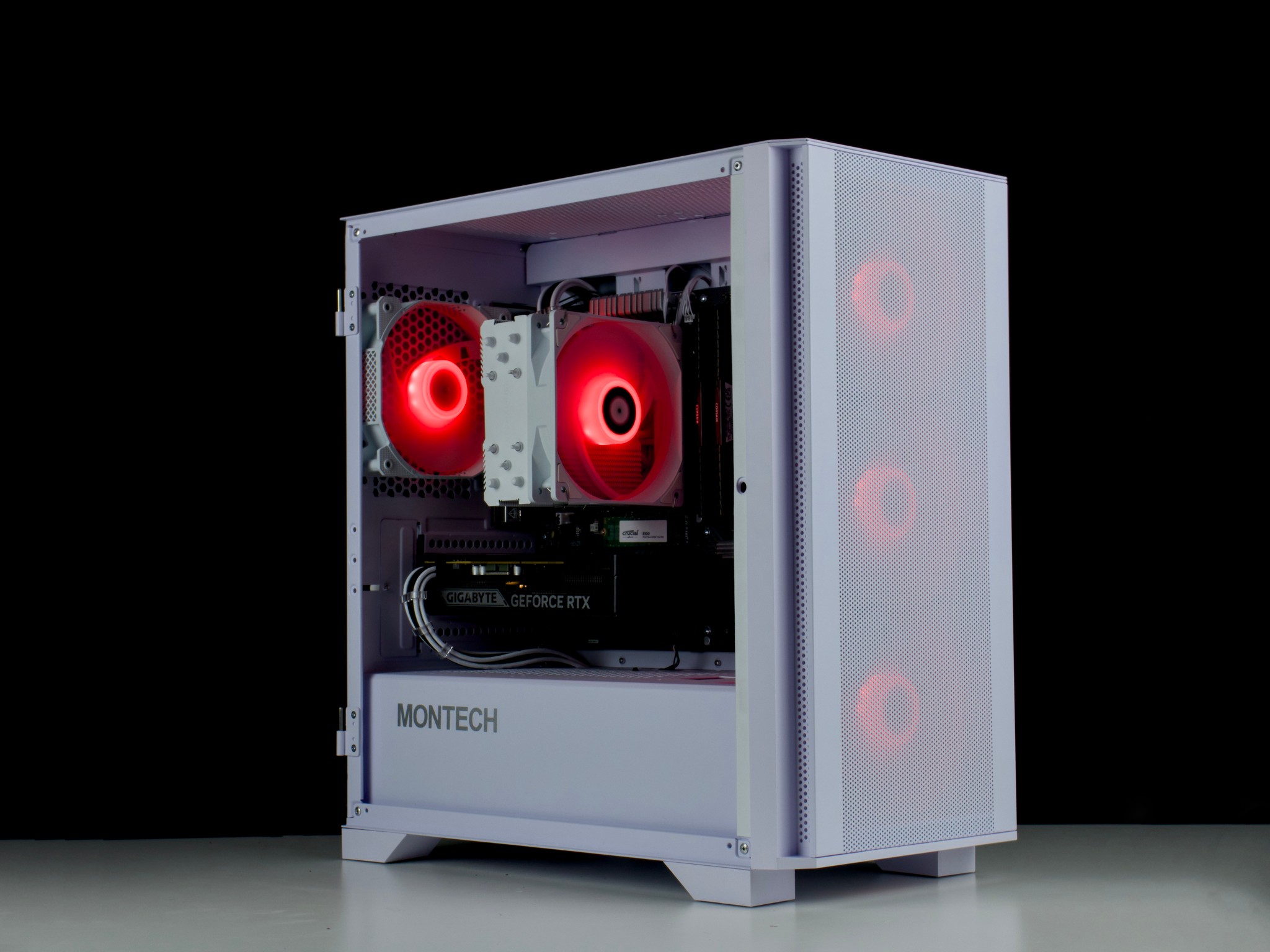 🧊❄️🧊 White Gaming PC – RTX 5060 , Ryzen 5 5500, 16GB RAM, 1TB SSD - WiFi, BlueTooth 🧊❄️🧊
