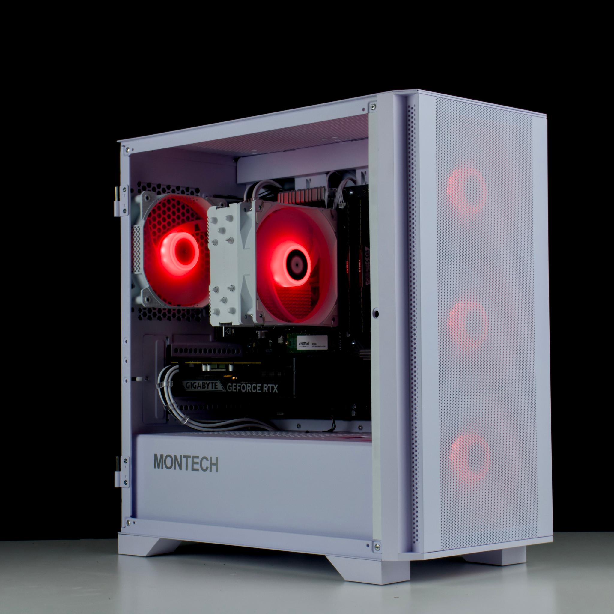 🧊❄️🧊 White Gaming PC – RTX 5060 , Ryzen 5 5500, 16GB RAM, 1TB SSD - WiFi, BlueTooth 🧊❄️🧊