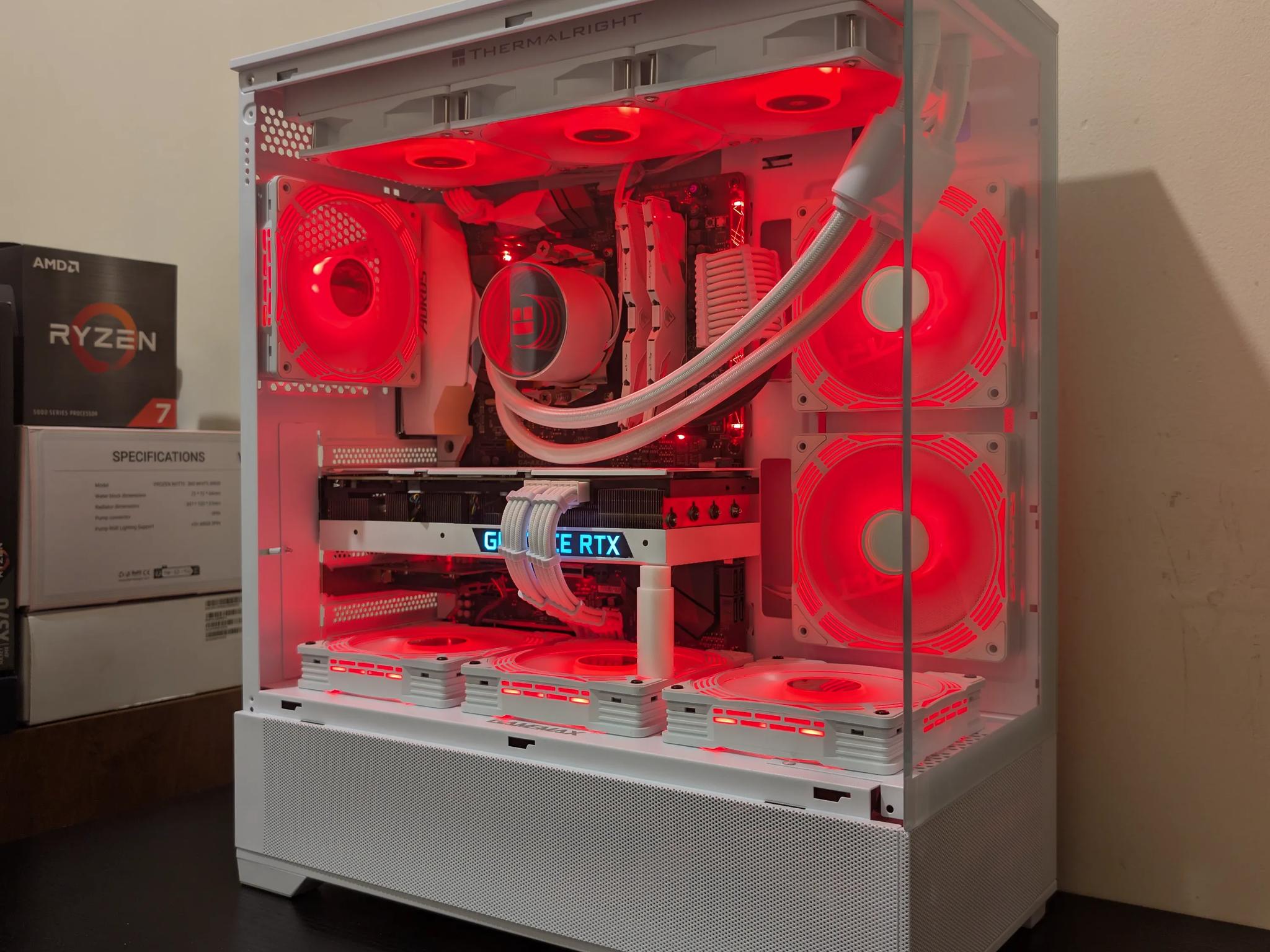 🦢 1440p Gaming Beast | RTX 3080 | Ryzen 7 5800X | 1TB SSD | 32GB RAM | WiFi 6 & Bluetooth 🦢