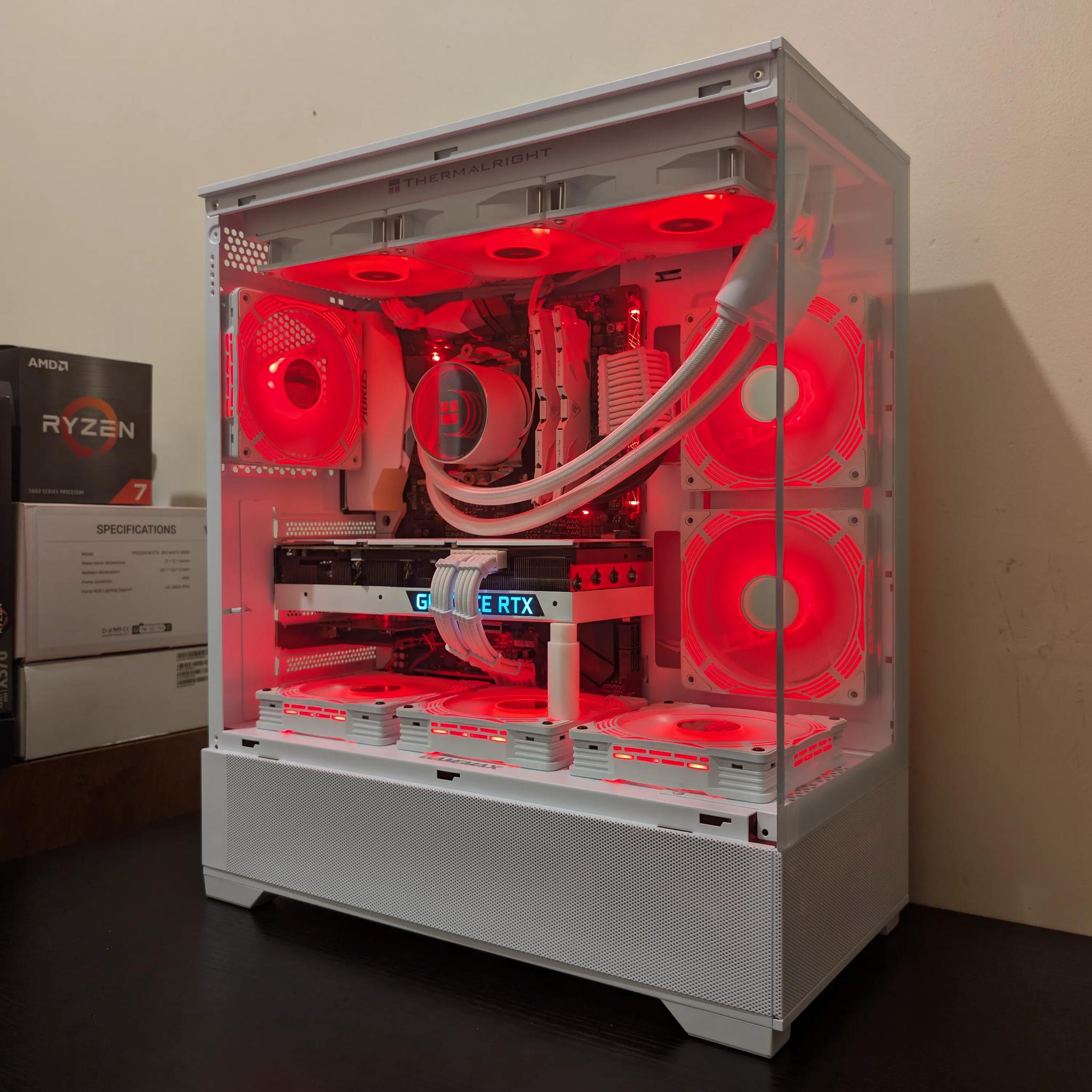 🦢 1440p Gaming Beast | RTX 3080 | Ryzen 7 5800X | 1TB SSD | 32GB RAM | WiFi 6 & Bluetooth 🦢