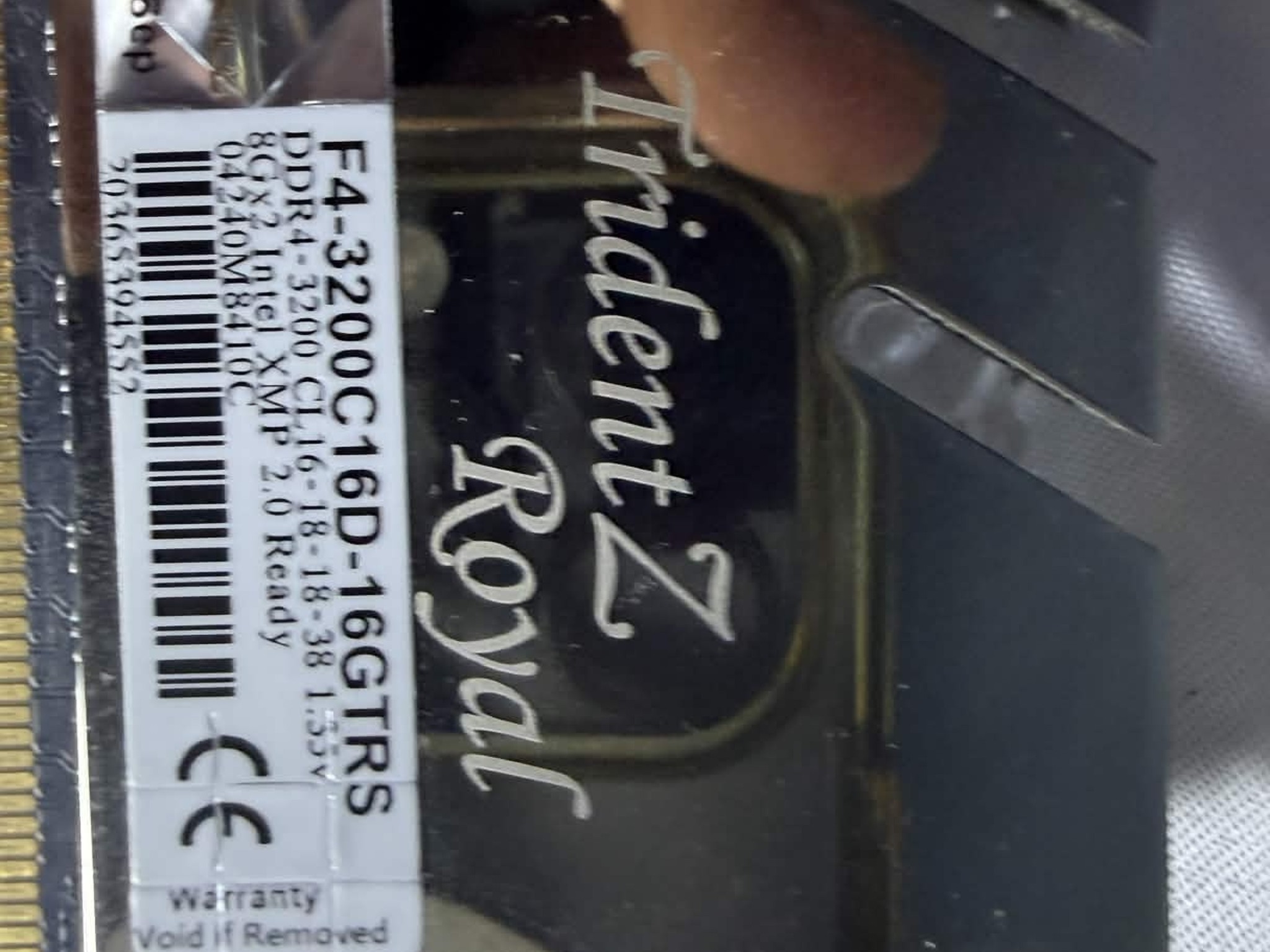 G.Skill Trident Royal 16gb (2x8) 3200 MHz DDR4 Ram
