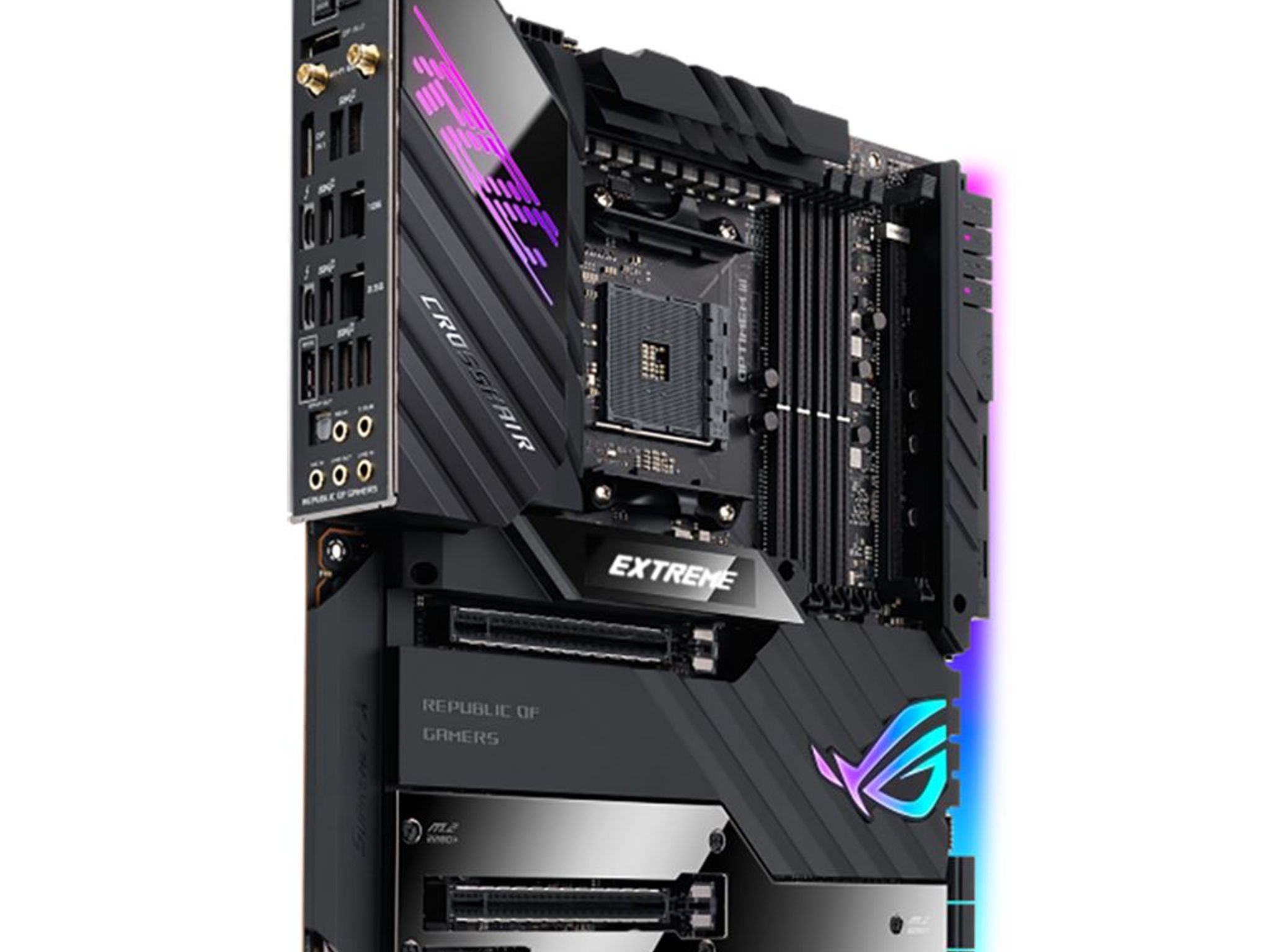 ASUS ROG CROSSHAIR VIII EXTREME AMD X570 AM4 DDR4 E-ATX Desktop Motherboard