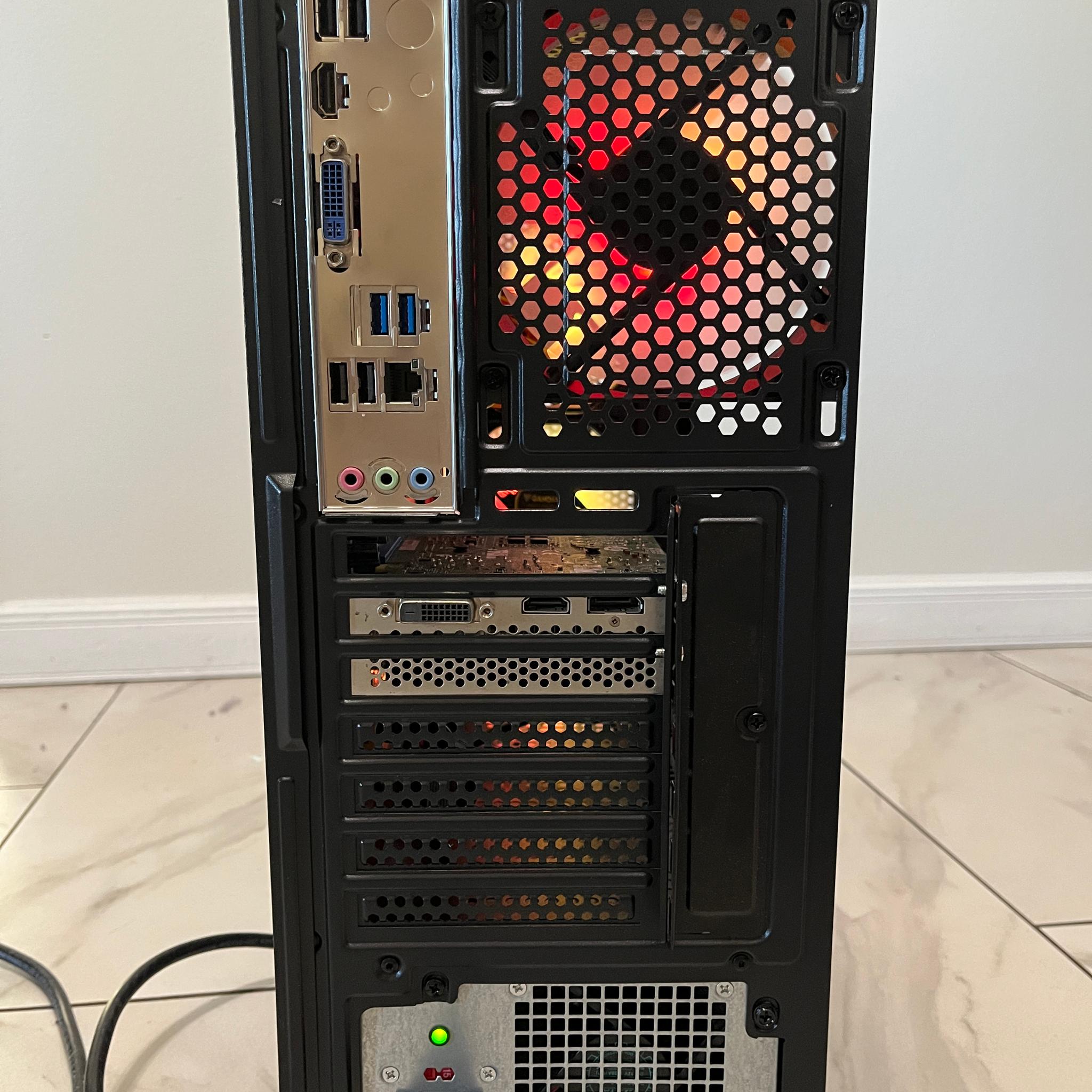 Budget Gaming PC-Intel i7-4770,NVIDIA GTX 1660S,16GB RAM,750GB Storage, w/ Wi-Fi & BT*Defective Case