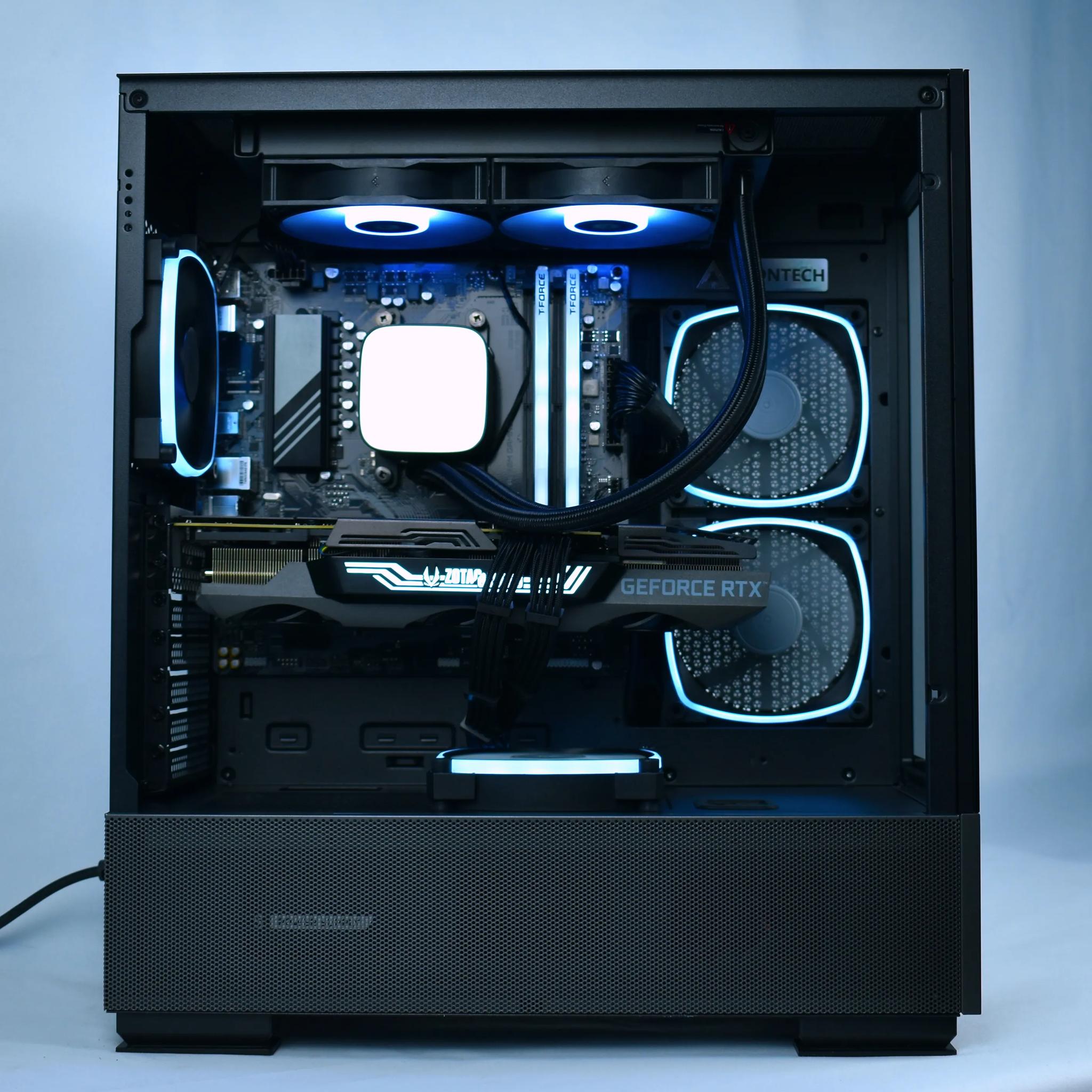 🦇DARK KNIGHT🦇 Ultimate 4k/1440p PC | Ryzen 7600x, RTX 3080, 32GB DDR5, 1TB NVME | Forge Custom PC