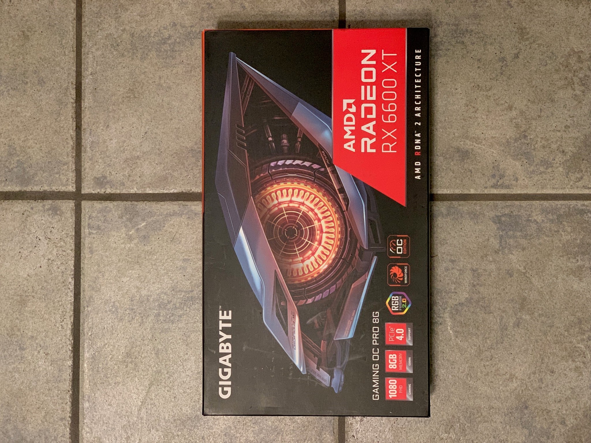 GIGABYTE Radeon RX 6600 XT GAMING OC 8GB GDDR6 Graphics Card, used.