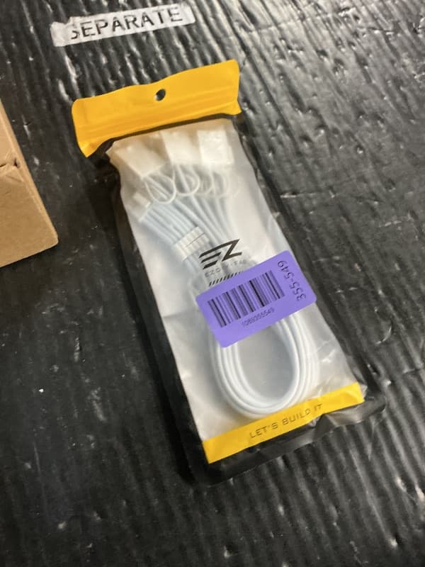 GPU Power Sleeved Cable Extension, 16pin(12+4) 12VHPWR PCIe 5.0 Male to 3X PCIE 8 PIN