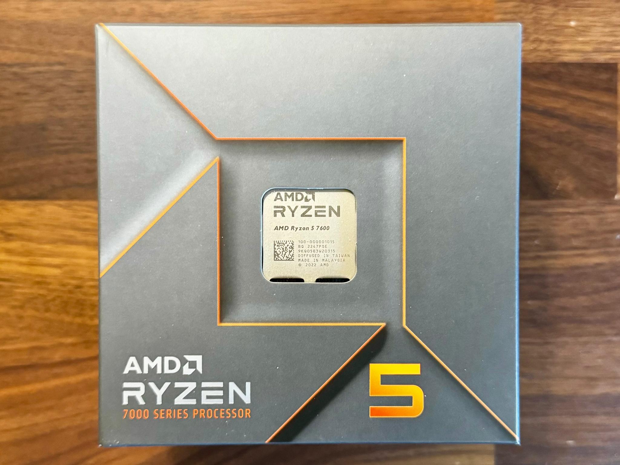 AMD Ryzen 5 7600 (6 Cores/12 Threads, AM5)