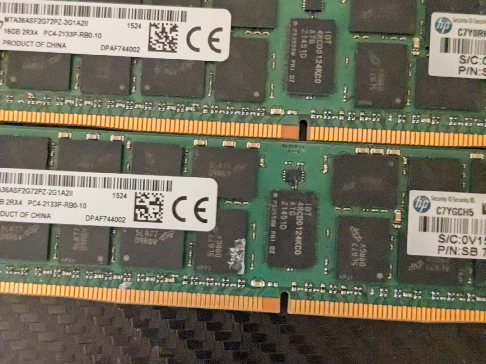 32gb PC4-2133P Memory