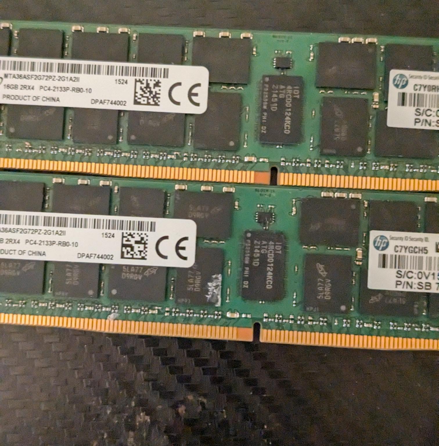 32gb PC4-2133P Memory