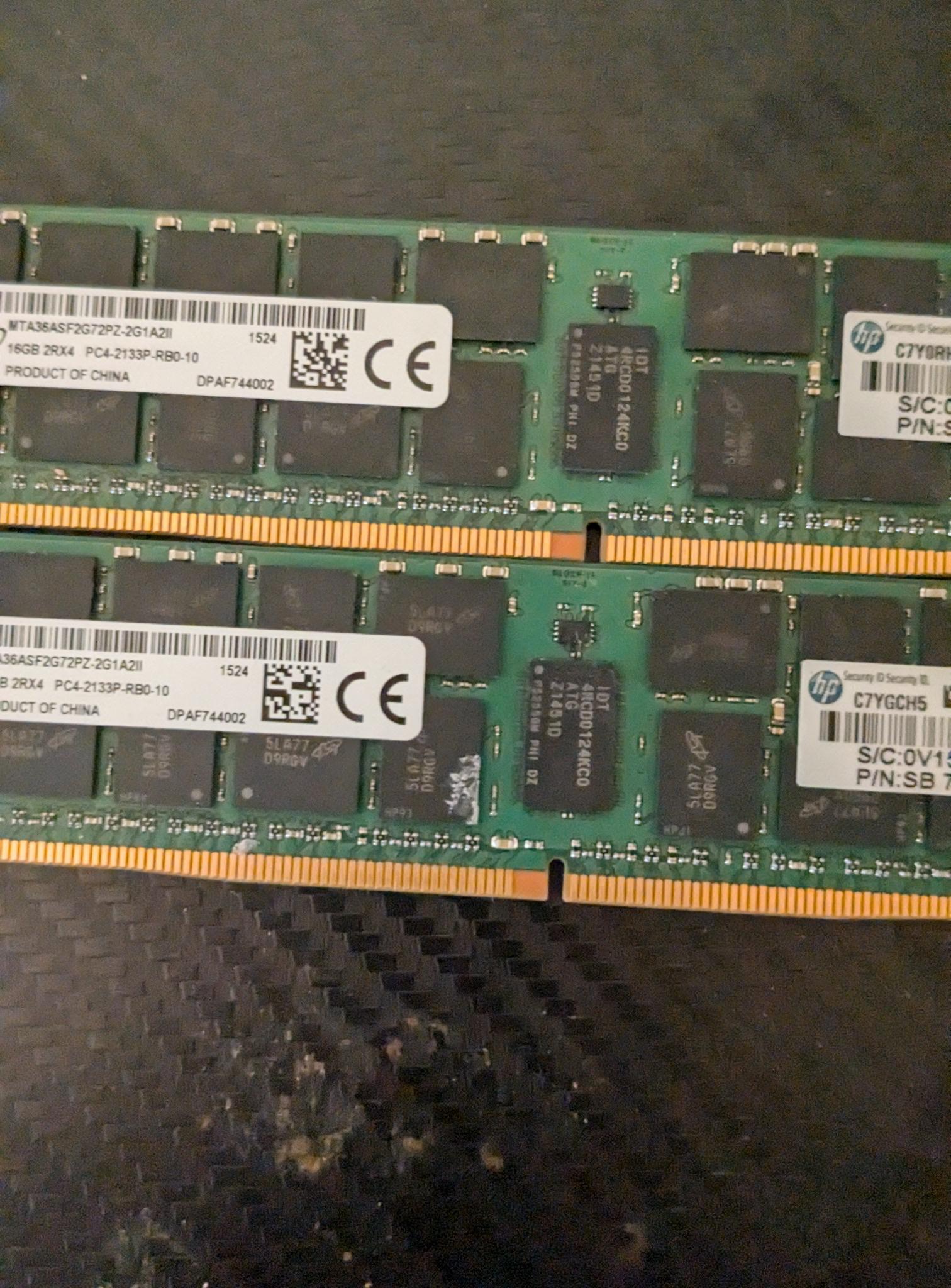 32gb PC4-2133P Memory