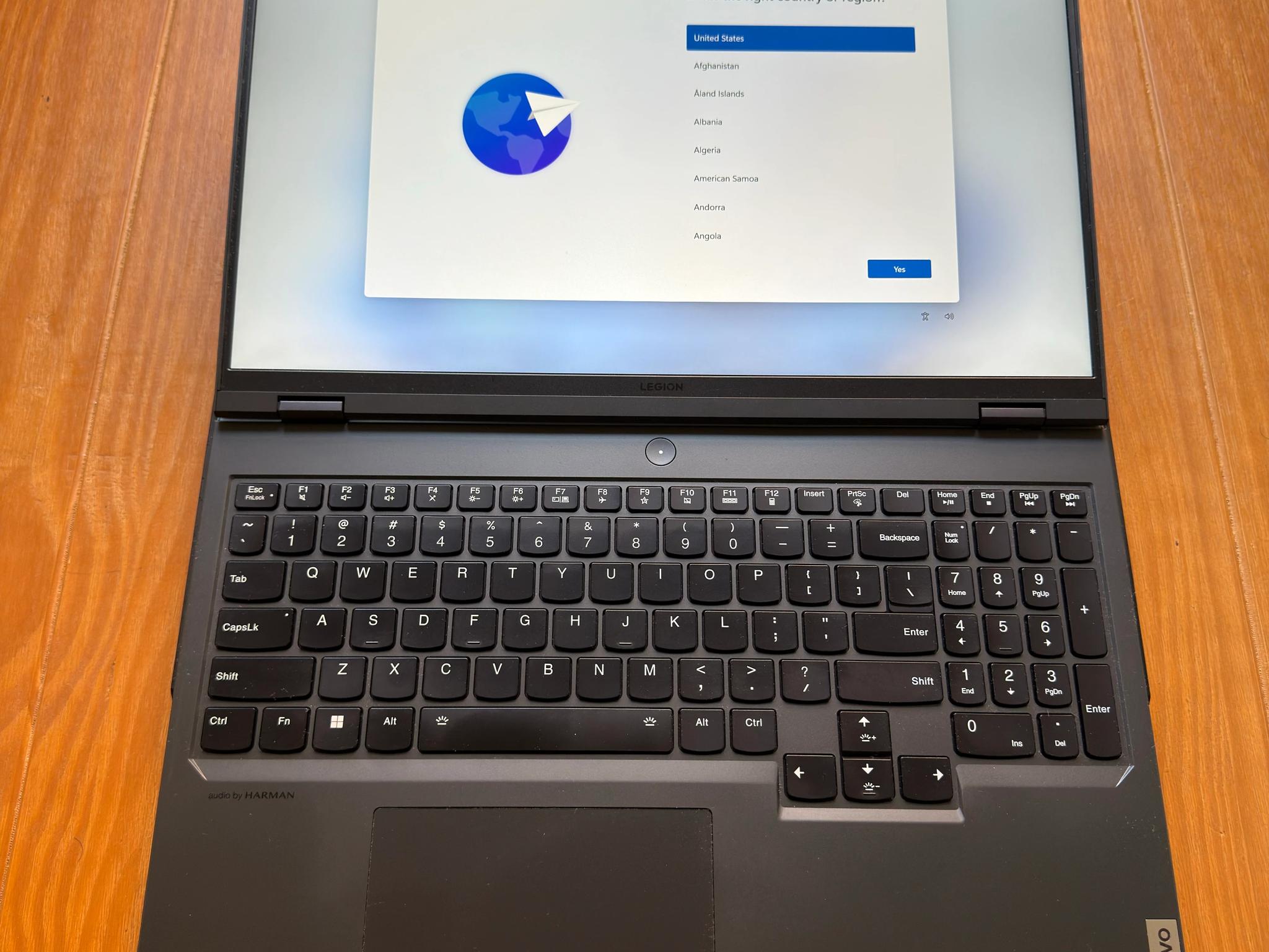 Lenovo Legion 7i Pro gaming laptop (Core i9, RTX 4080, 32 GB, 1 TB)