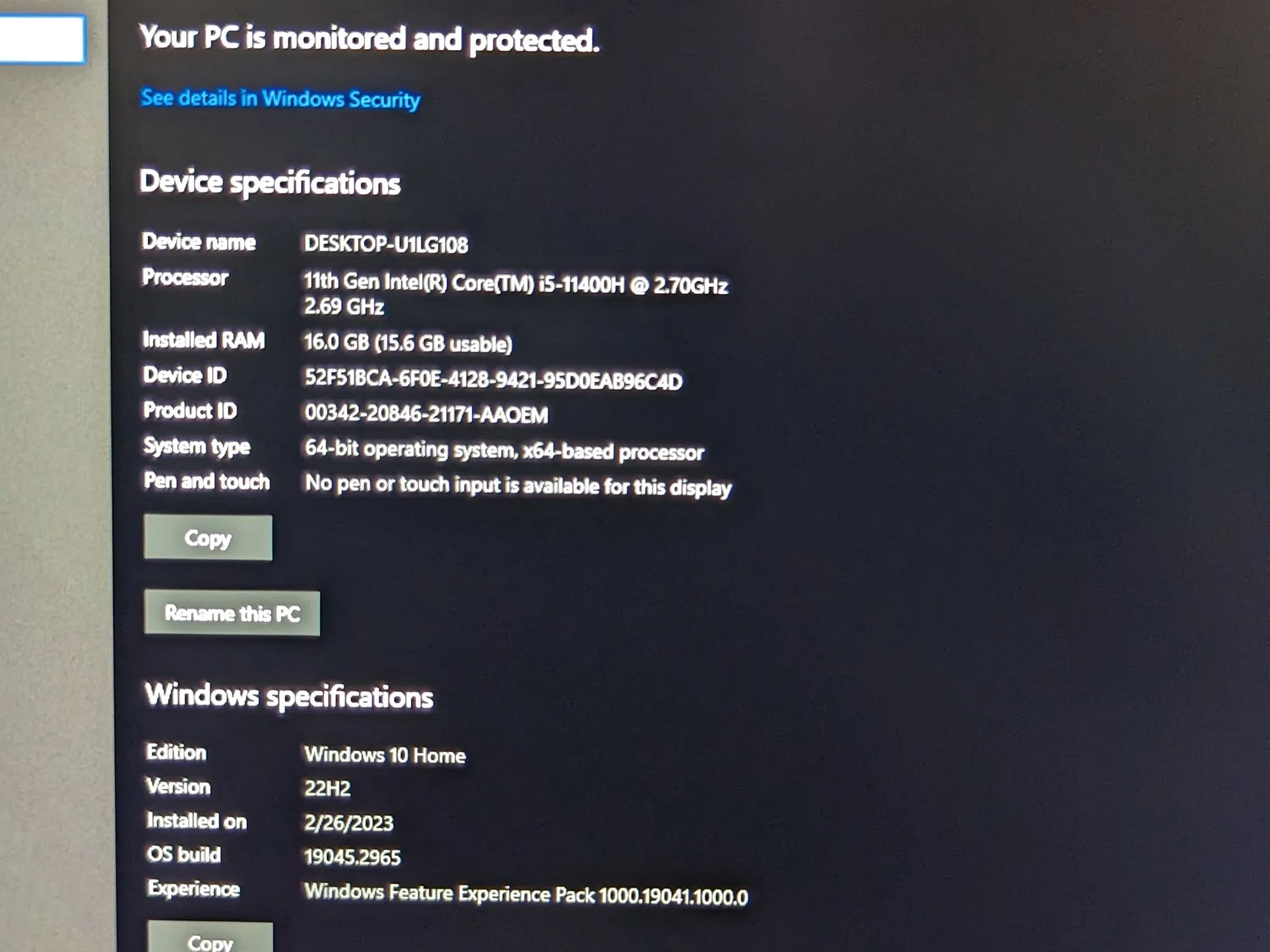 HP Victus Gaming Laptop | RTX 3050 | Intel i5-11260H | 16gb RAM | 1TB NVMe SSD