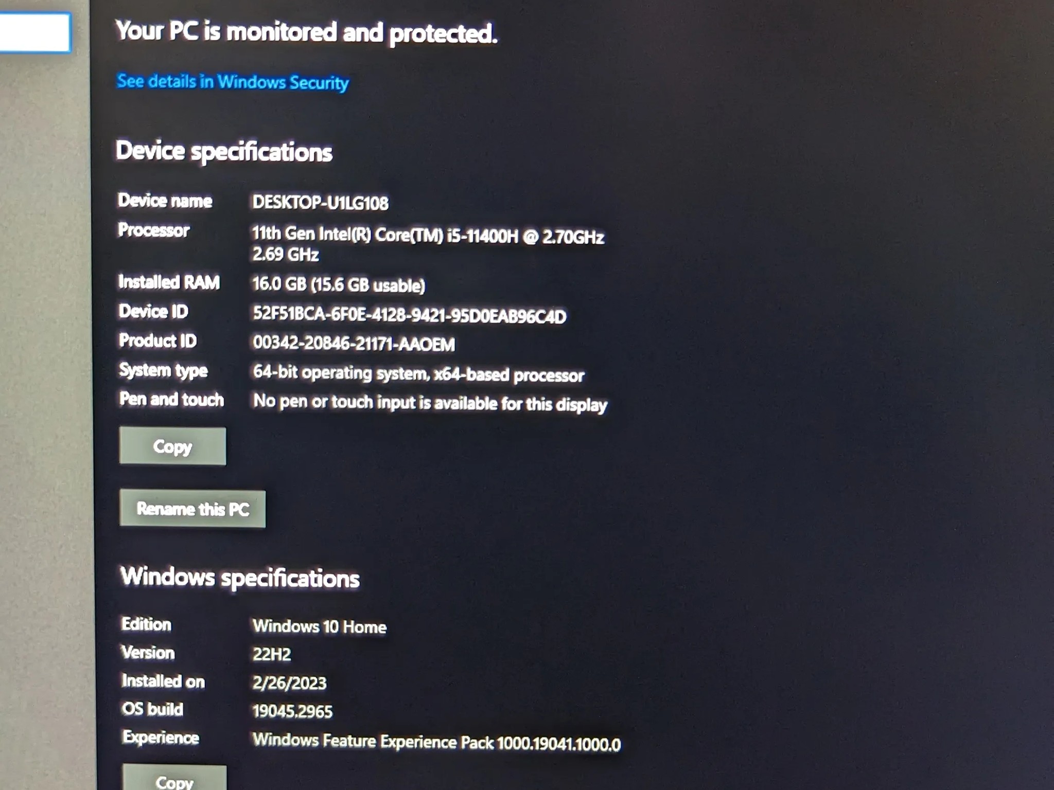 HP Victus Gaming Laptop | RTX 3050 | Intel i5-11260H | 16gb RAM | 1TB NVMe SSD