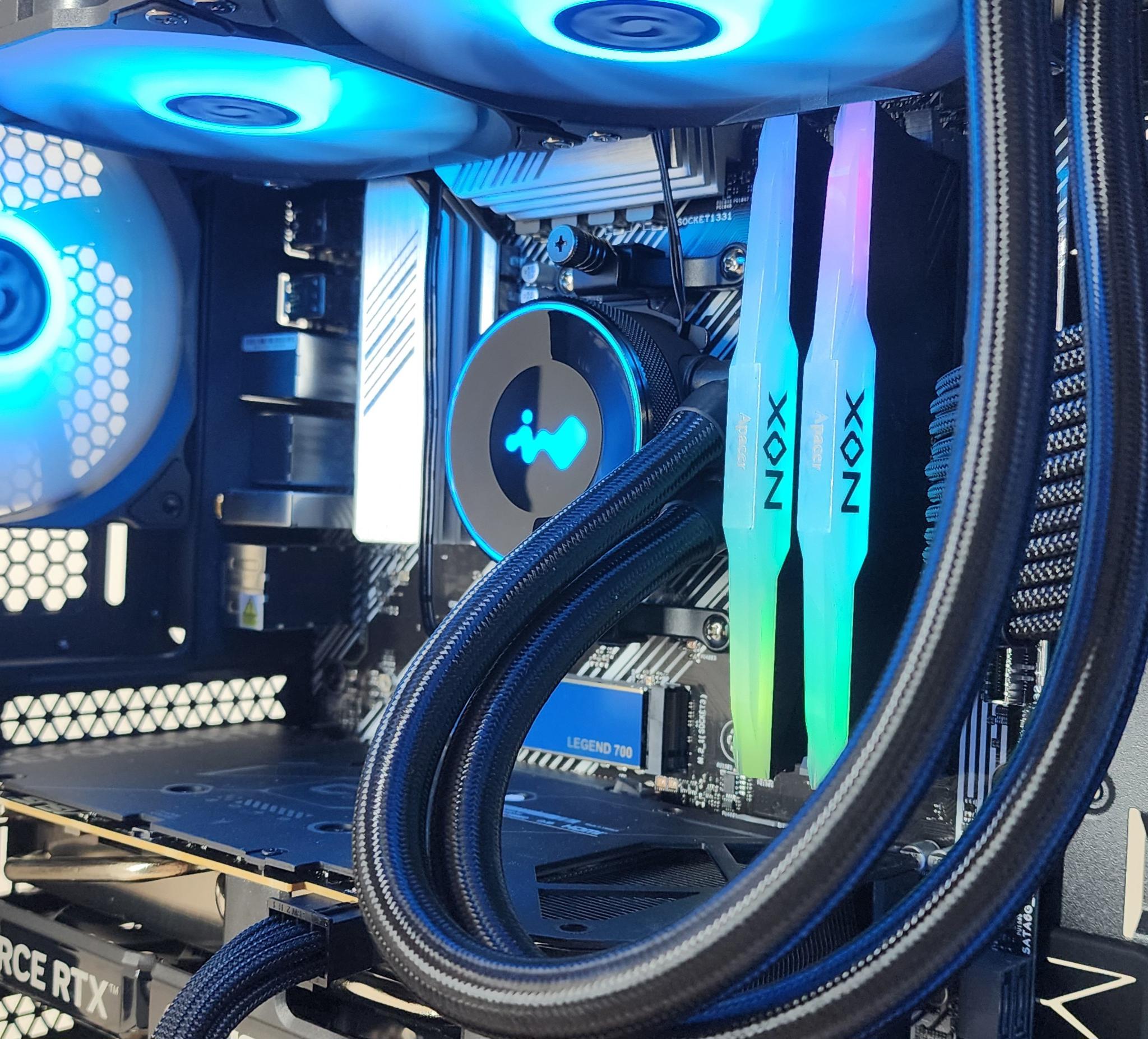 Gaming PC Ryzen 7 5700X 16GB RAM 1TB SSD RTX 5060  8GB Windows 11 Computer