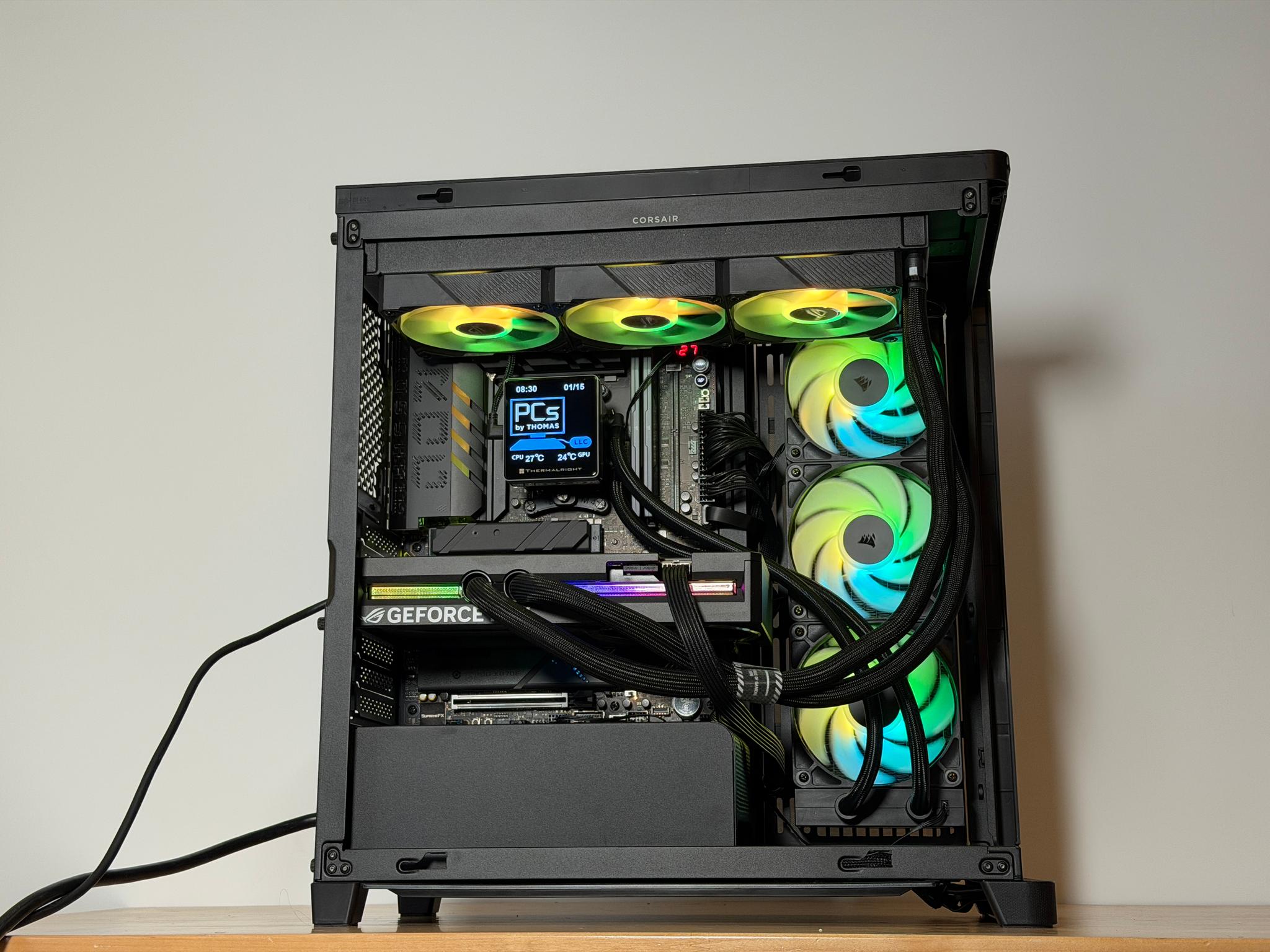 RTX 5090 Astral Liquid Cooled, Ryzen 7 9800x3d Gaming/Workstation PC