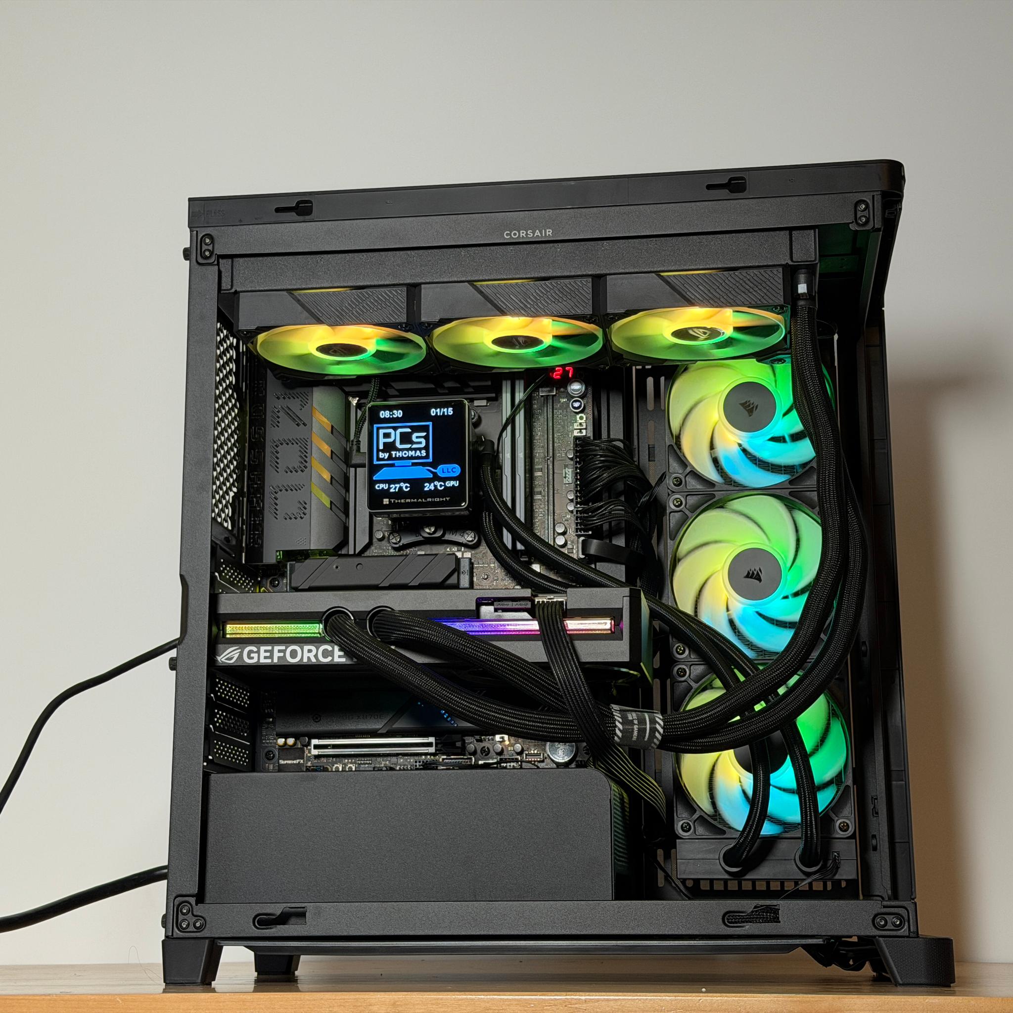 RTX 5090 Astral Liquid Cooled, Ryzen 7 9800x3d Gaming/Workstation PC