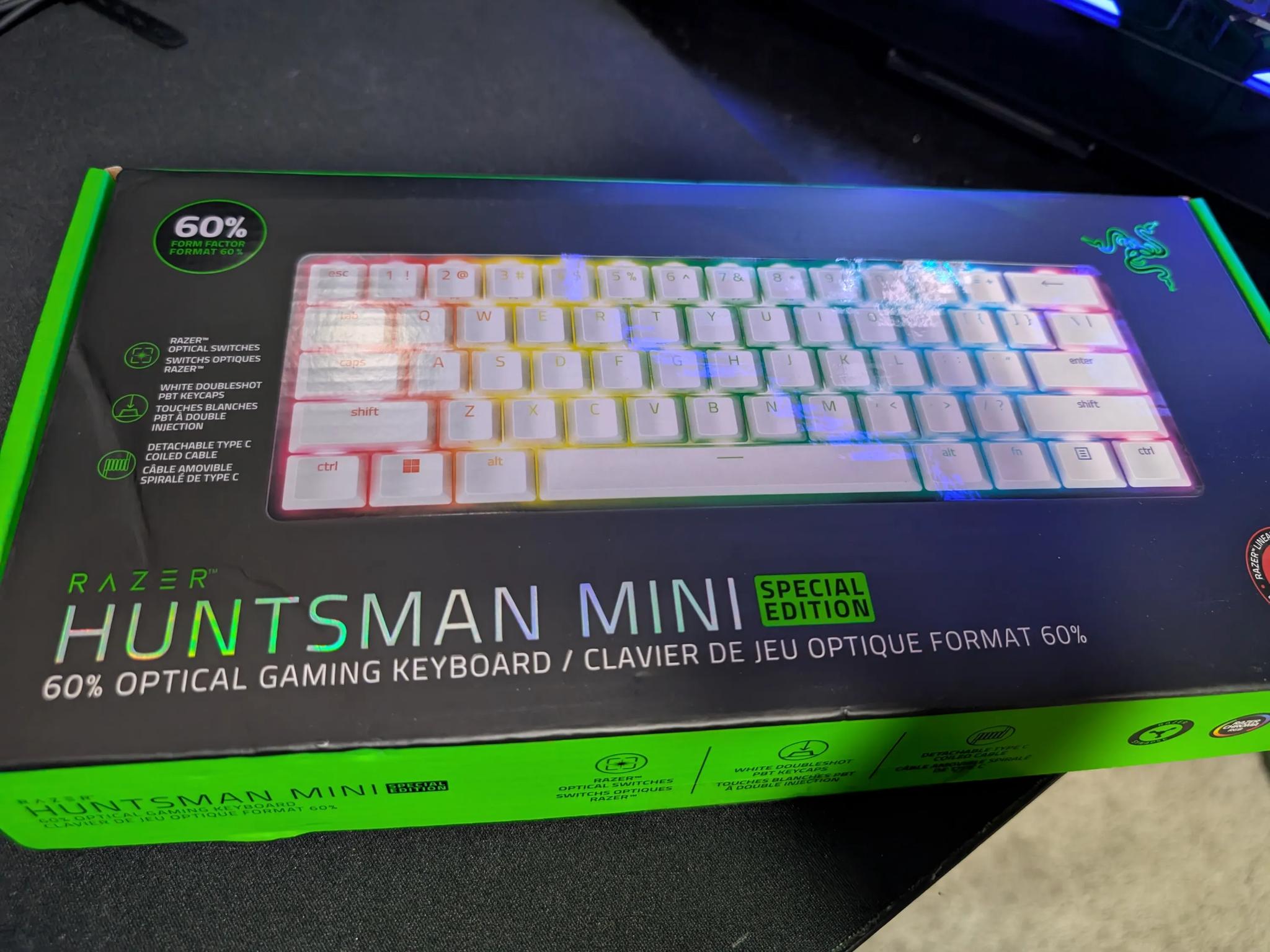 Razer Huntman Mini 60% Keyboard - White