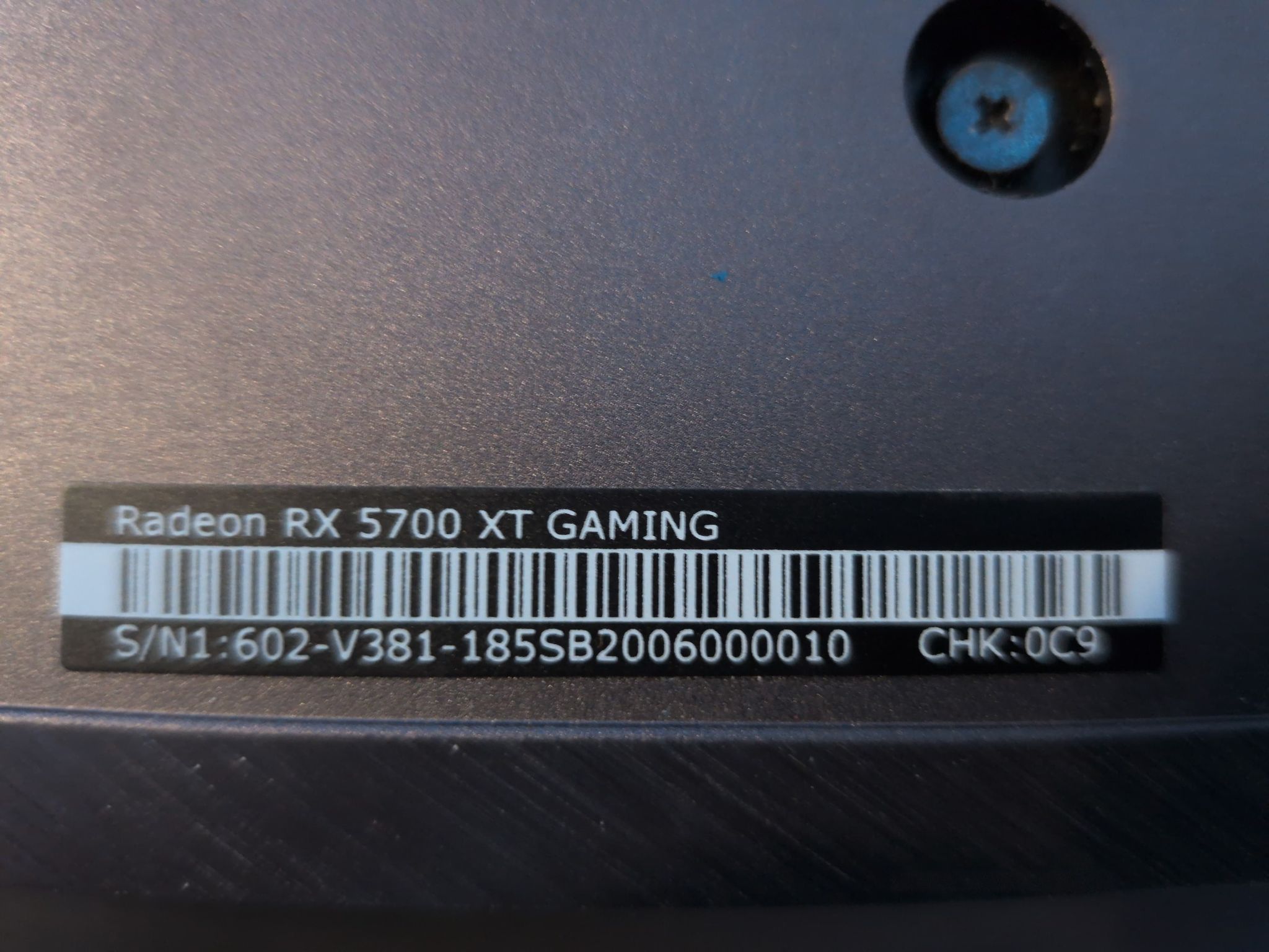 MSI RX 5700 XT Gaming X 8GB - No Display - For Parts