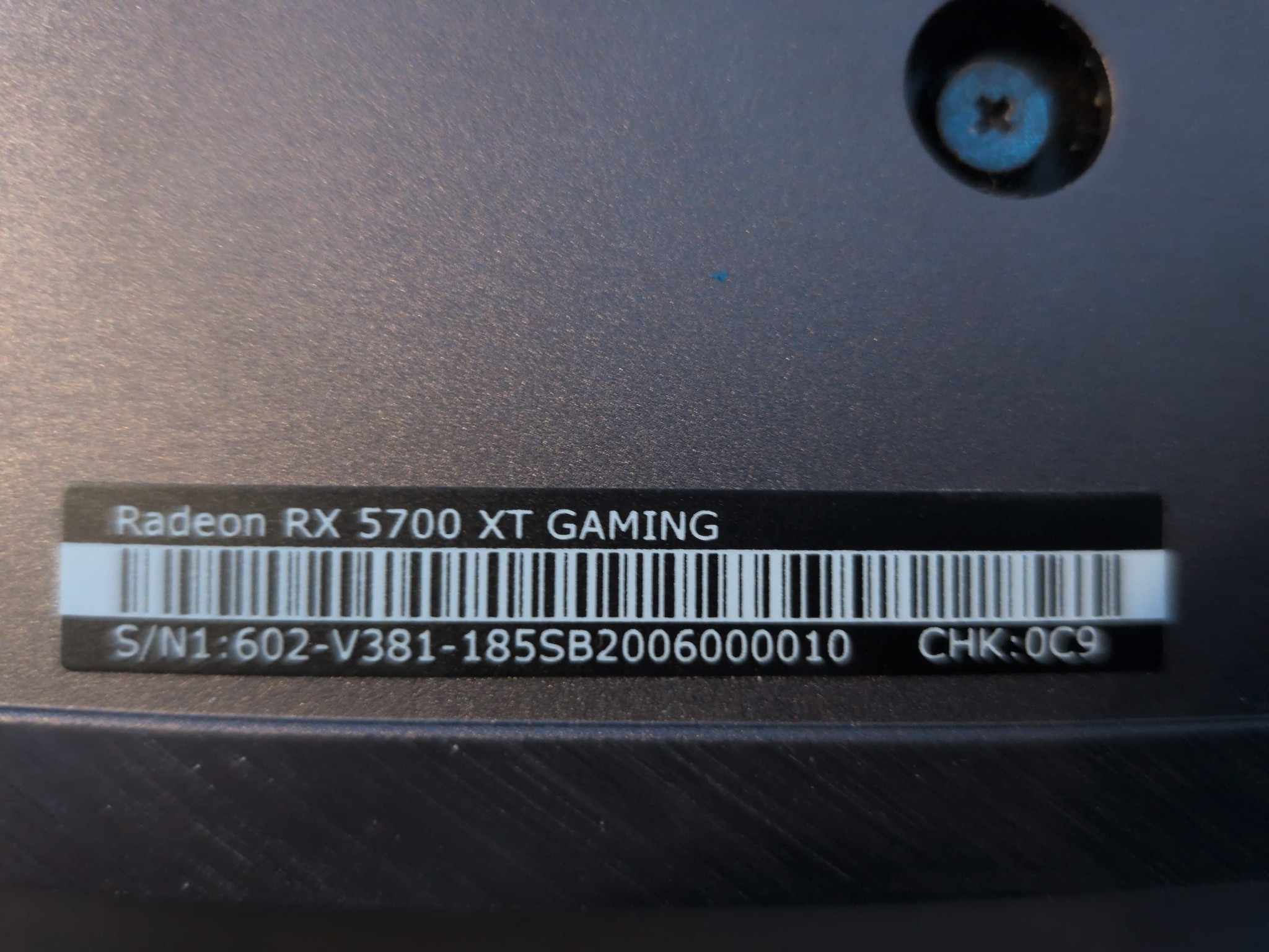 MSI RX 5700 XT Gaming X 8GB - No Display - For Parts