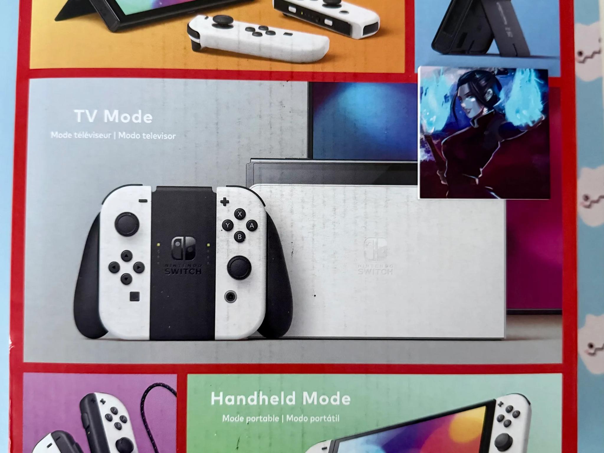 Nintendo Switch – OLED Model w/ White Joy-Con