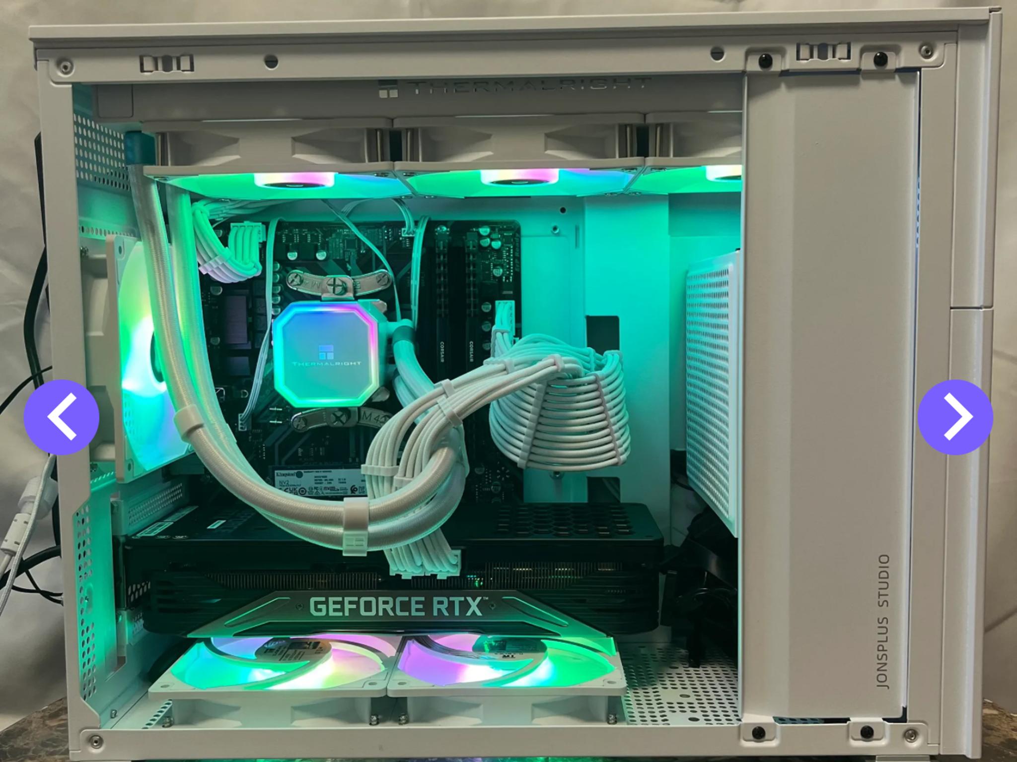 White Box |RTX 3070 Mini Liquid Cooled PC | Ryzen 5 | 16GB RAM | 1TB Fast SSD