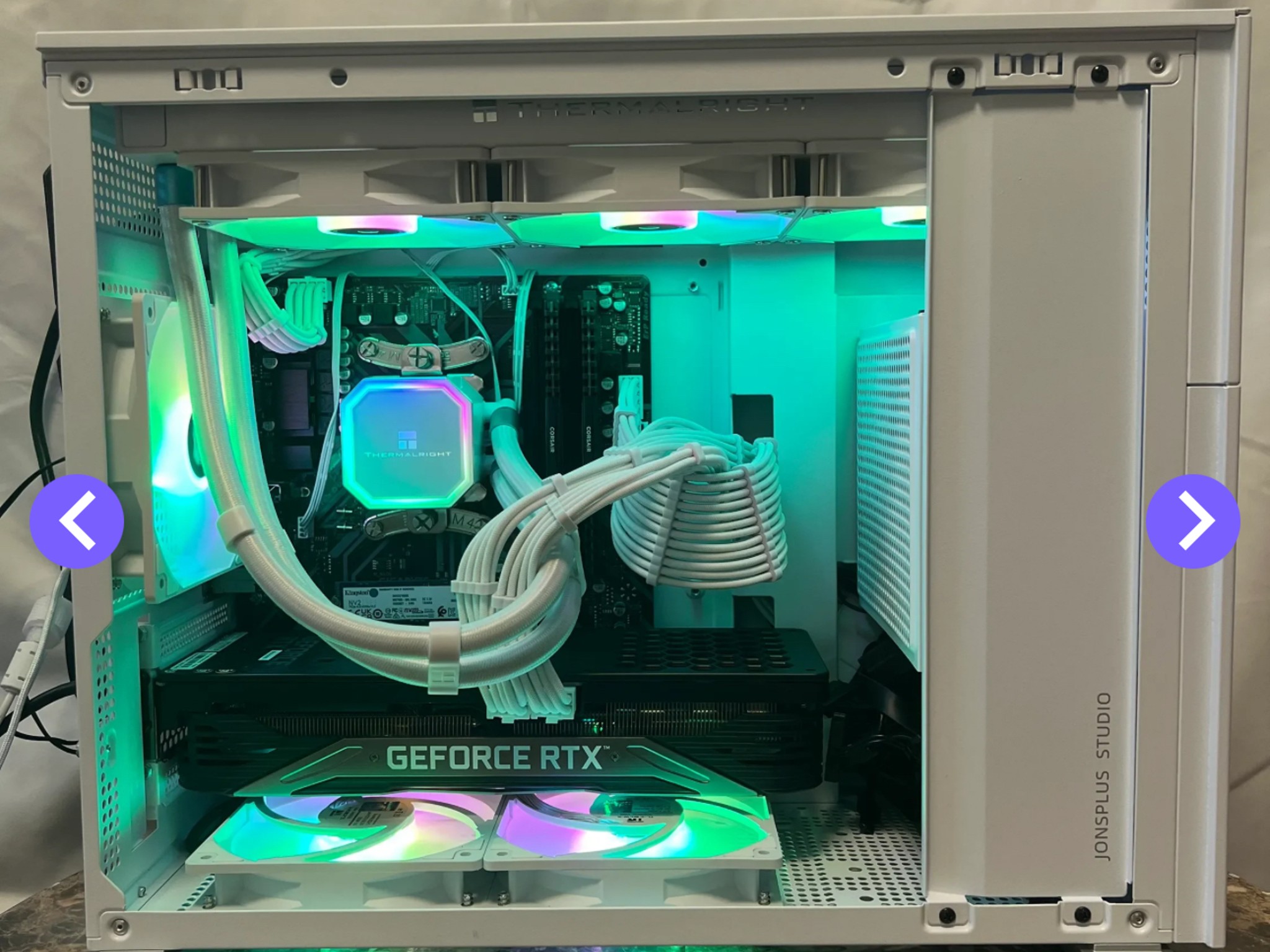 White Box |RTX 3070 Mini Liquid Cooled PC | Ryzen 5 | 16GB RAM | 1TB Fast SSD