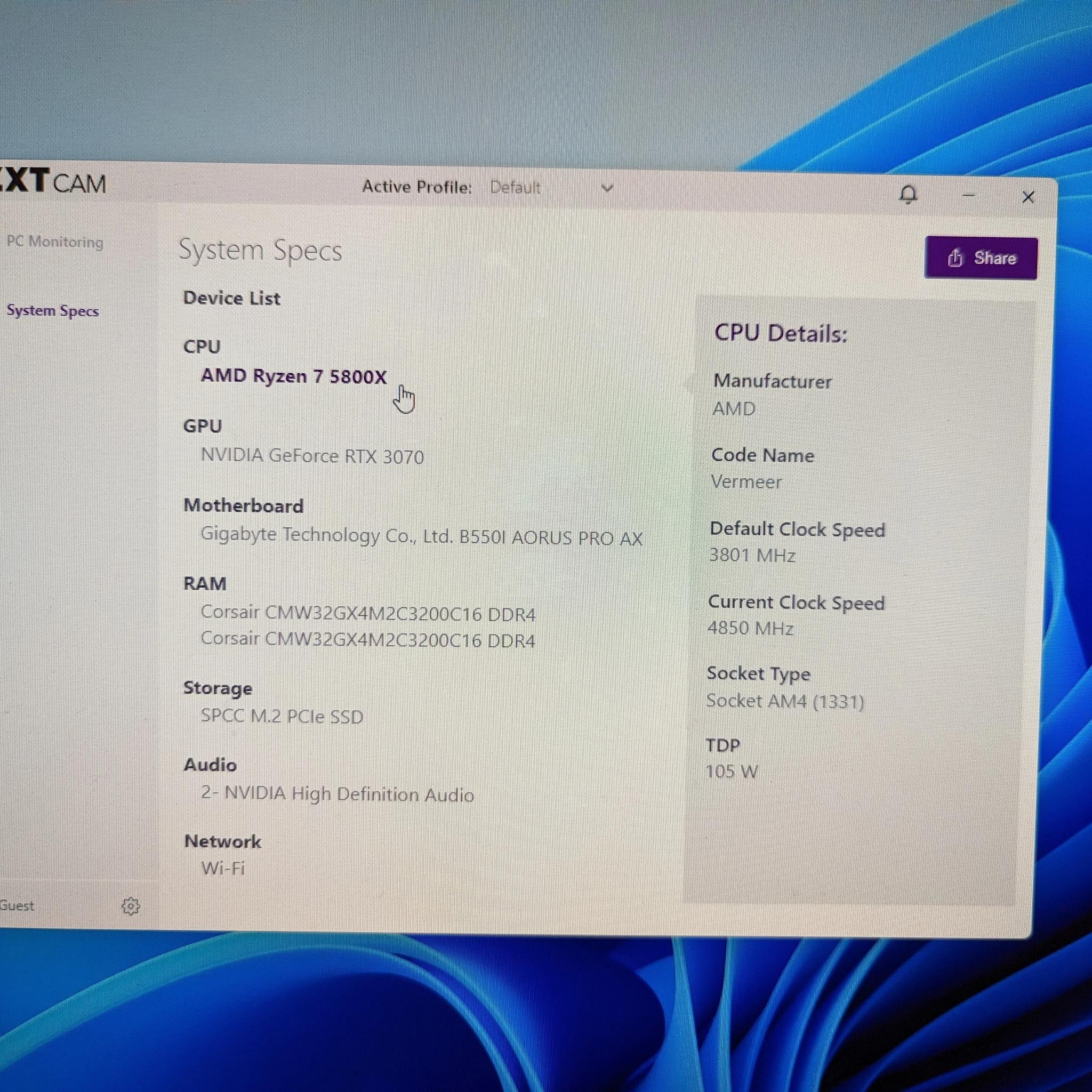 JT-4 | Ryzen 7 5800X | RTX 3070 | 32GB RAM | 1TB SSD | Wi-Fi | Windows 11 Pro